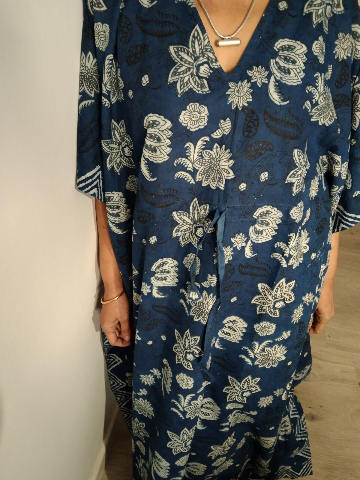 Indigo kaftan,organic caftan,resort wear,loungewear,gifts for her,boho dress,plus size dress,caftan,cotton dress
