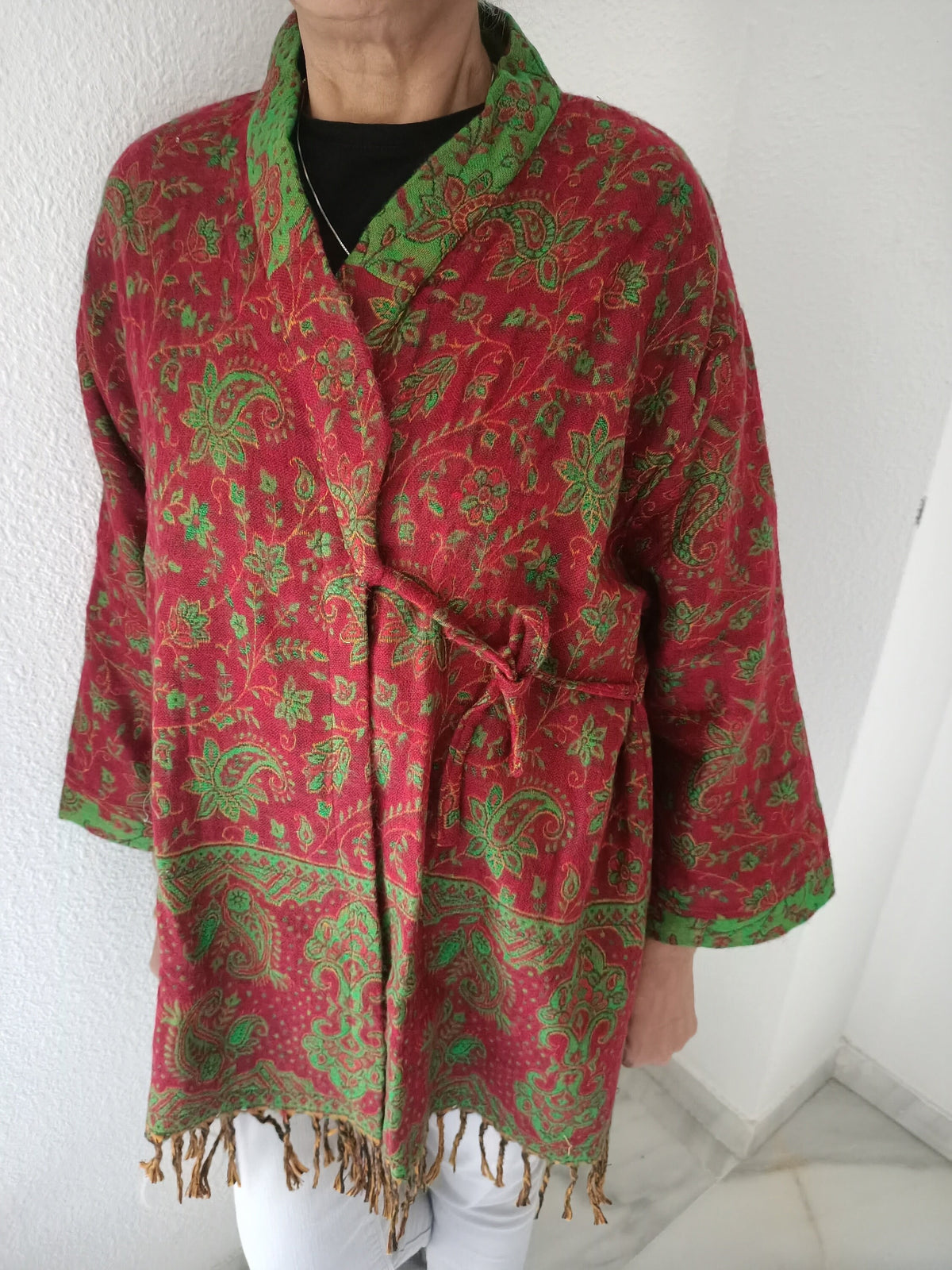 Wool tunic,winter wrap kimono,winter tunic,boho tunic,gifts for her, loungewear,winter kimono jacket
