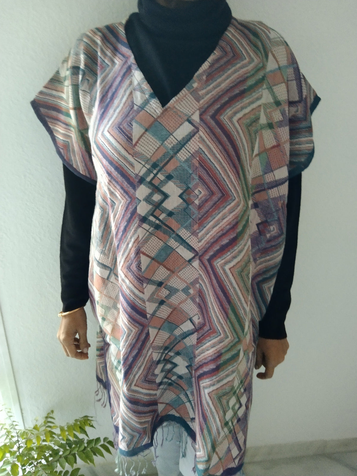 Wool tunic, wool poncho,winter kaftan,caftan,gifts for her,boho tunic, Christmas gift