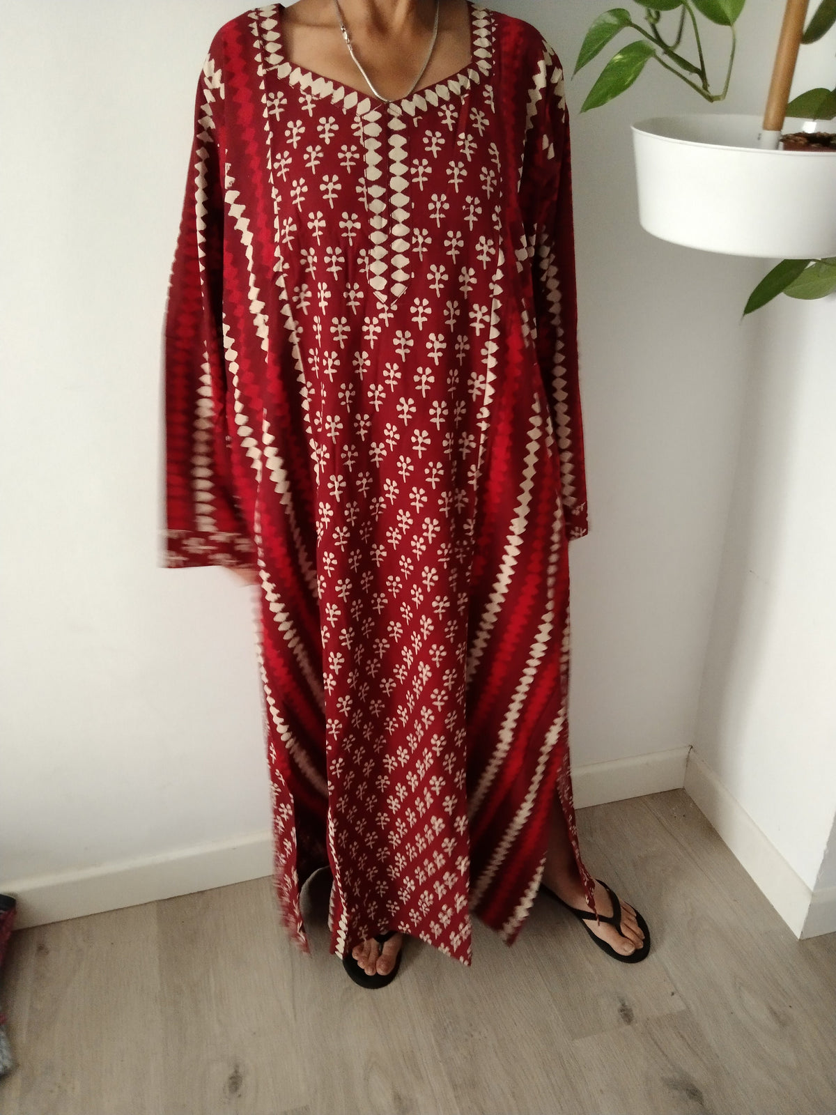 Plus Cotton kaftan,caftan,resort wear, loungewear,cotton dress,Full sleeve kaftan,A line kaftan