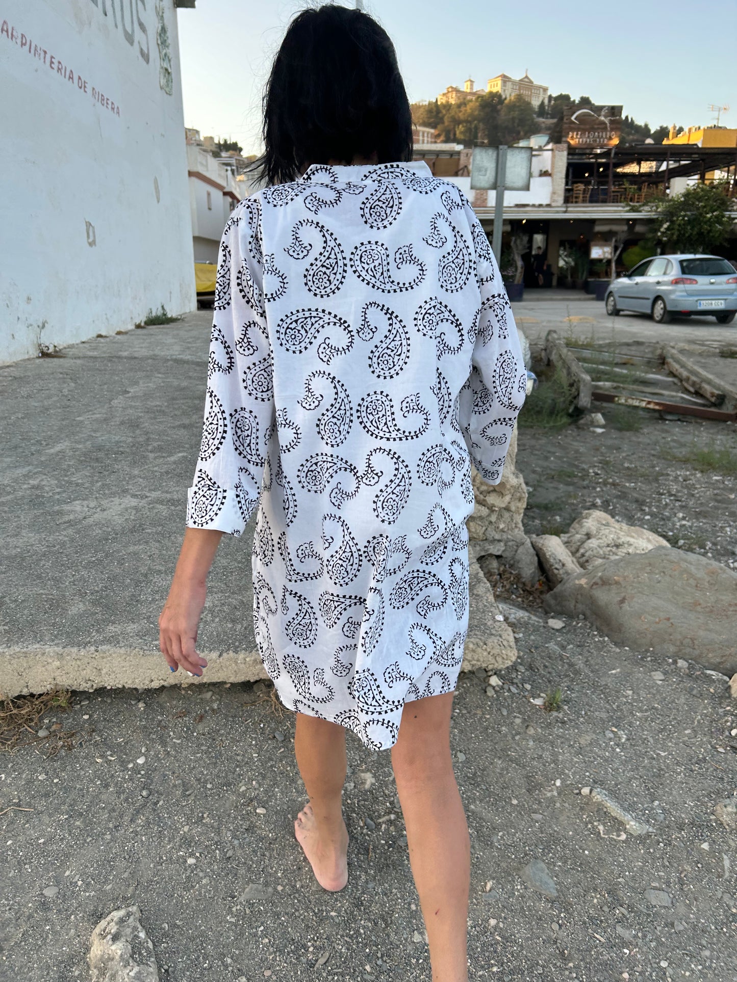 Dancing Paisley button down paisley shirt