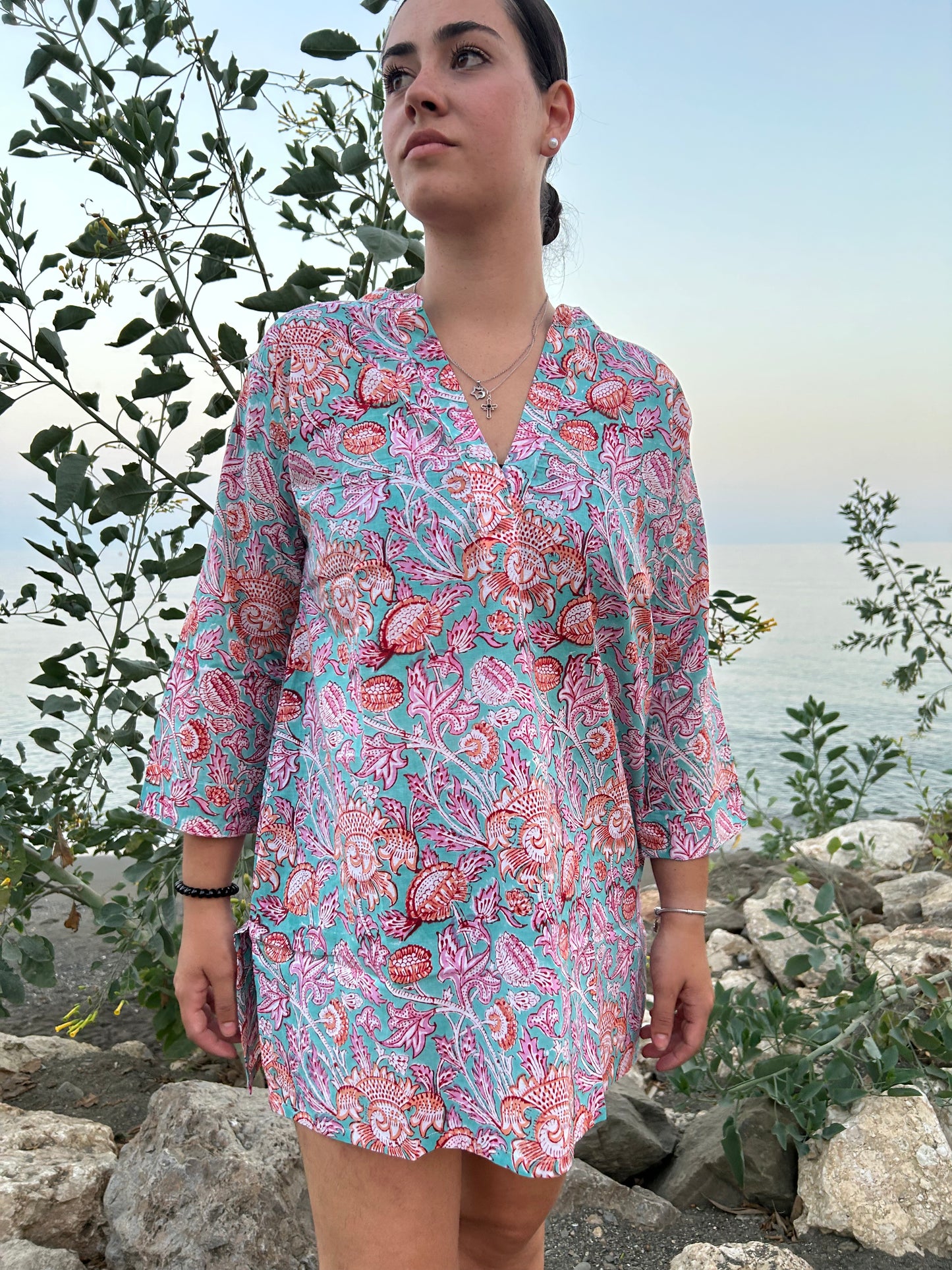 Handmade cotton tunic