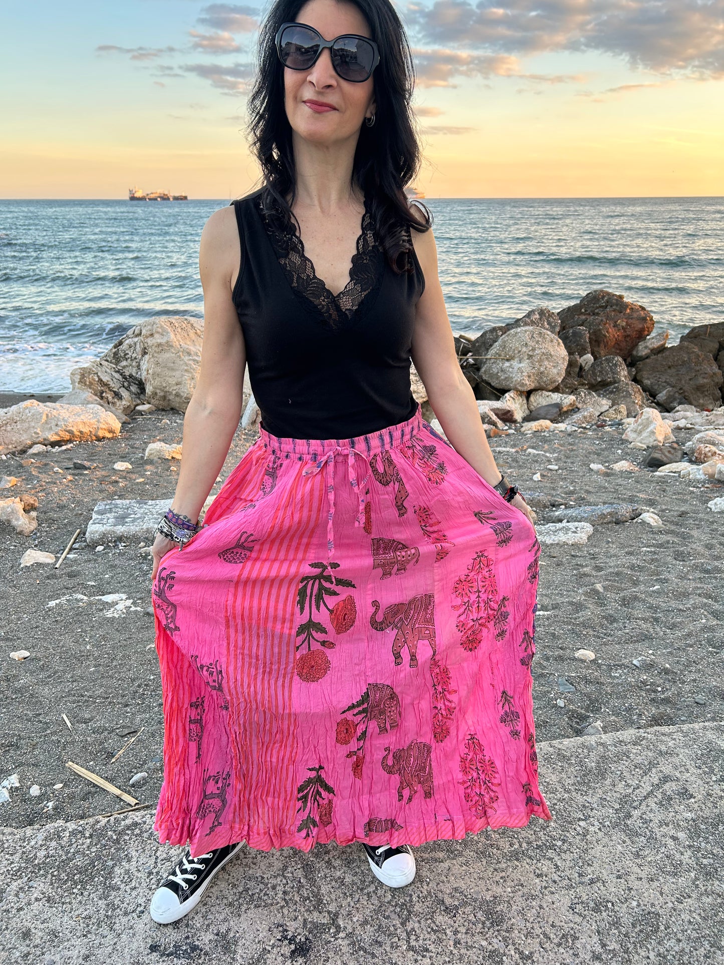 Pink Boho Skirt Dress (Copy)