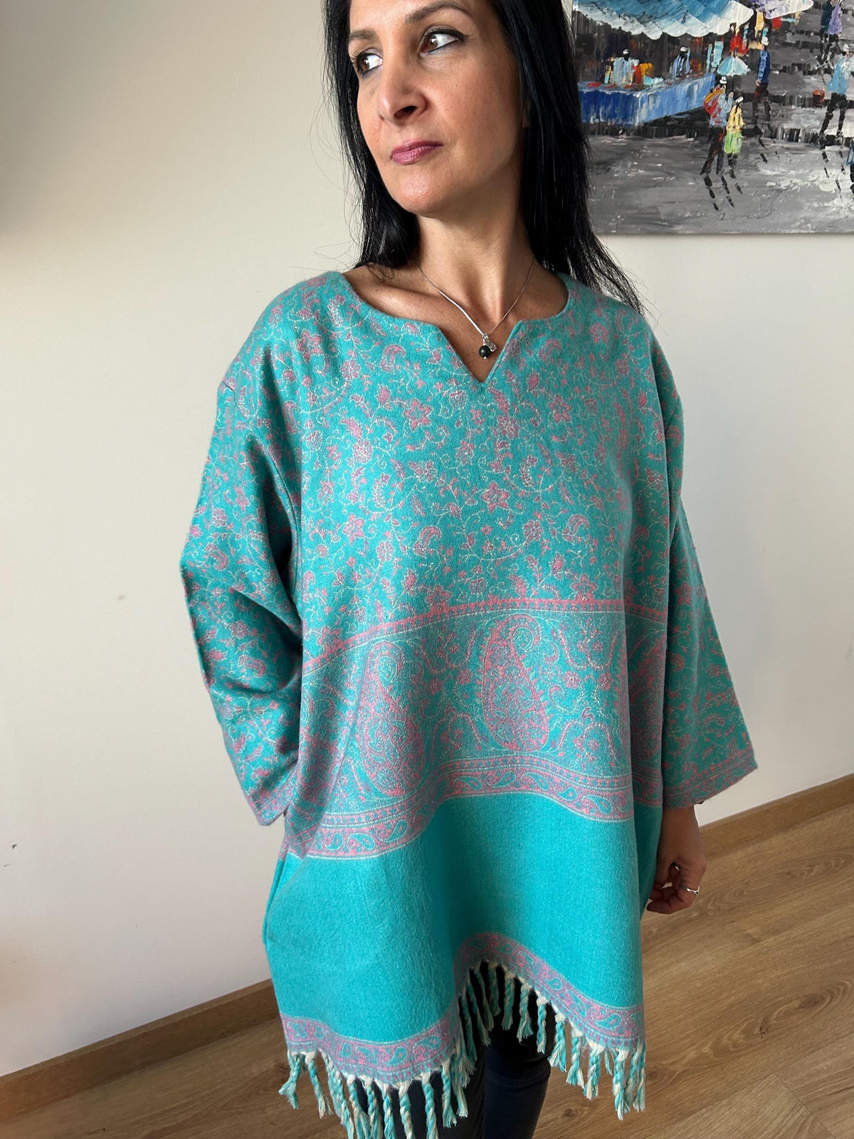 Wool Winter Tunic: Boho Resort Wear