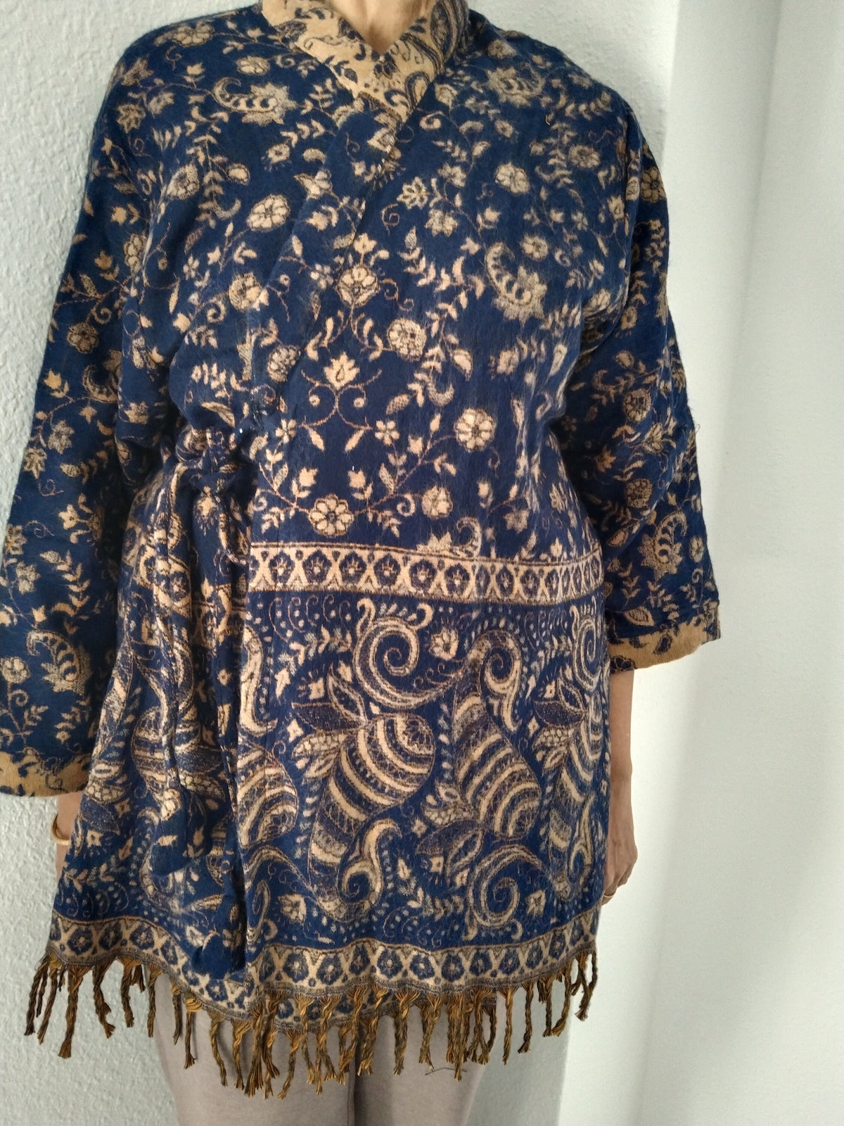 Winter wool top, loungewear,wool wrap tunic,spring jacket,gifts for her,boho tunic,wool wrap top