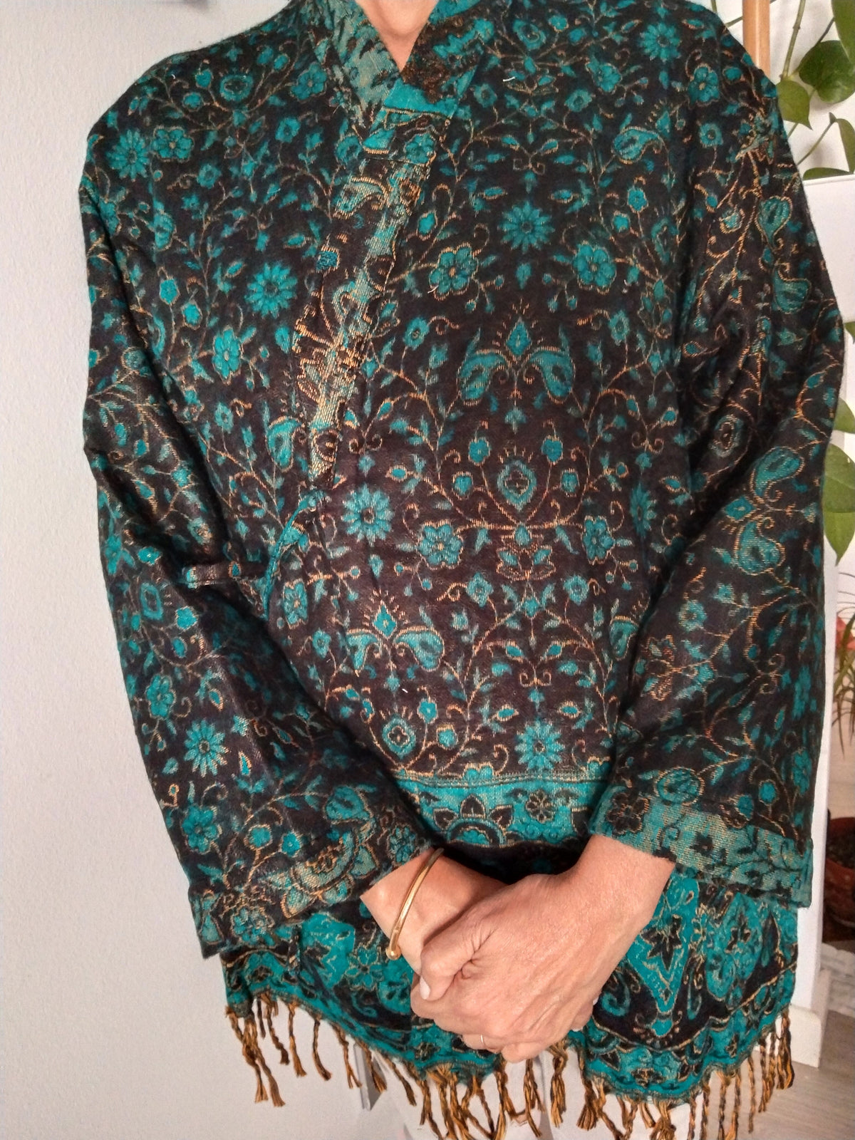 Wool wrap,winter tunic,wool cover up,gifts for her,boho robe,winter cover up