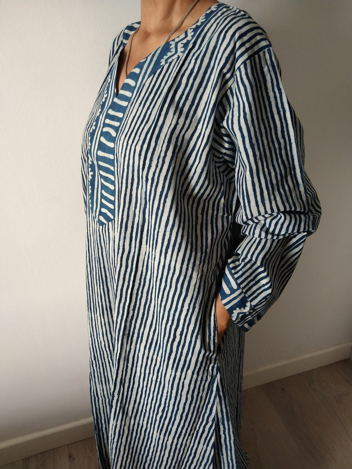 Plus size upto 5 XL Indigo kaftan,cotton caftan,gifts for her,boho dress,resort wear, loungewear,sleepwear,organic dress,indigo dress