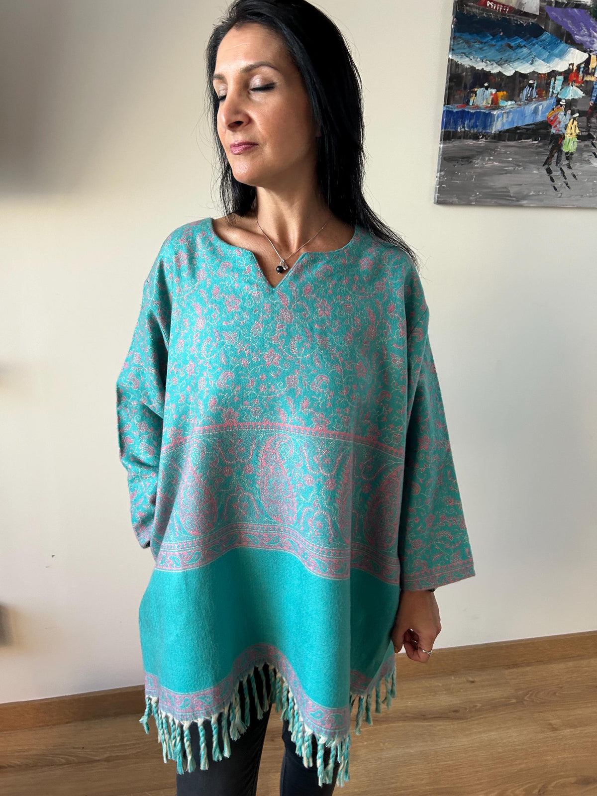 Wool Winter Tunic: Boho Resort Wear
