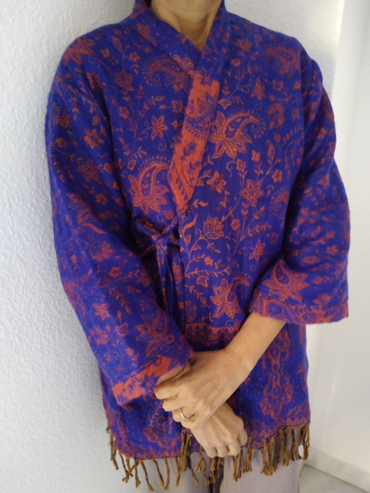 Unisex winter wool wrap, loungewear,wool tunic, loungewear, spring jacket