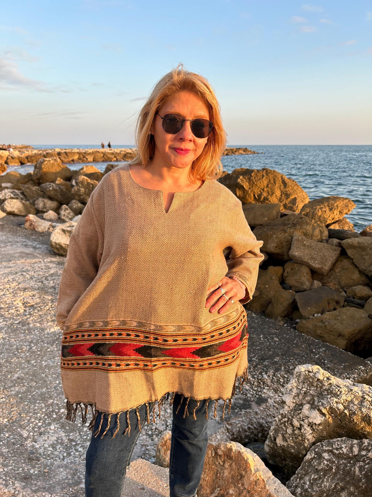 Winter yak wool tunic,gifts for her,wool kurti,winter tunic,boho kurti,wool tunic, Christmas gift,mom postpartum gift,mother's day gift,boho