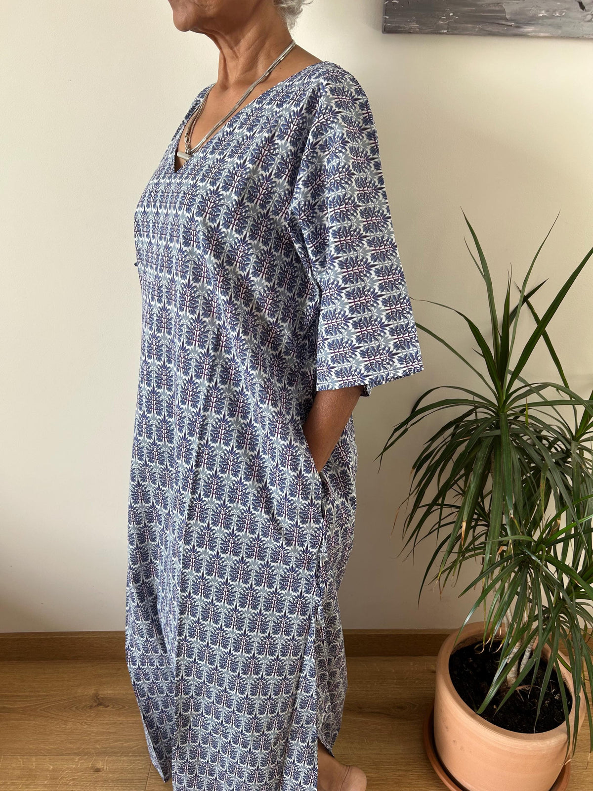 cotton kaftan,caftan, resort wear,loungewear,gifts for her,boho dress,a line dress,block print dress