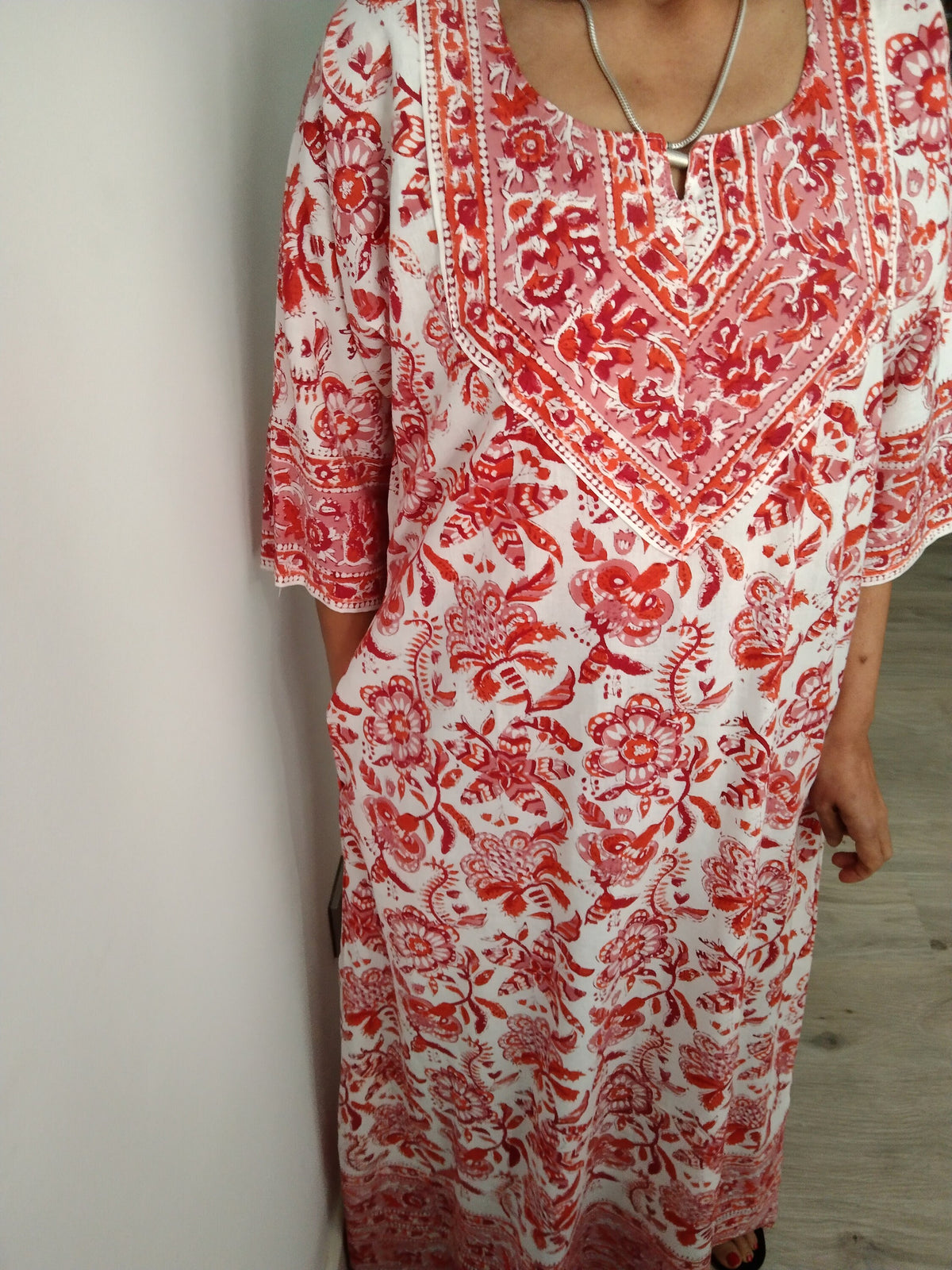 Cotton kaftan,caftan,resort wear,loungewear,gifts for her,boho dress,A line kaftan