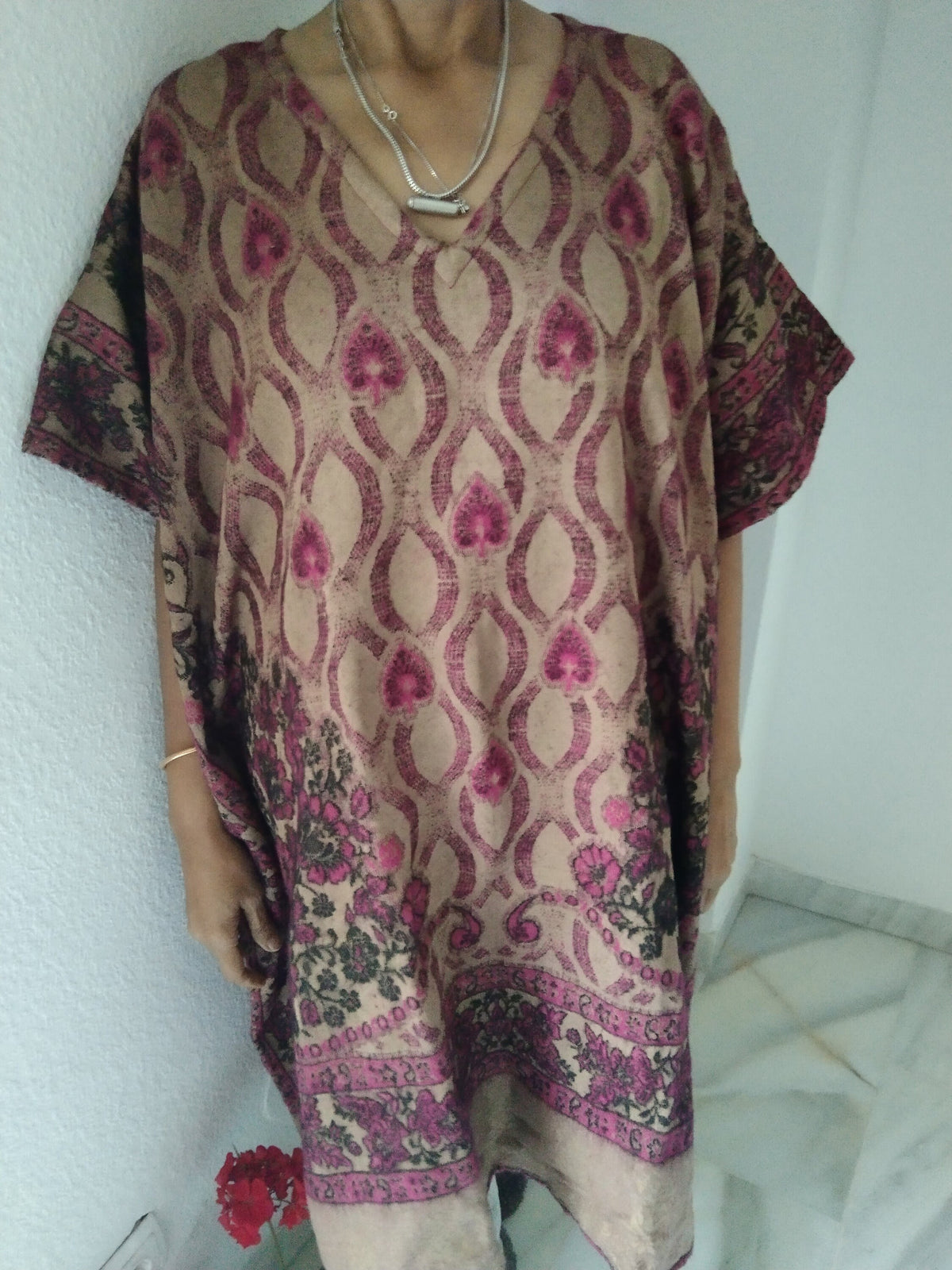Plus size wool kaftan,caftan,wool tunic, loungewear,resort wear,wool cover up,wool dress