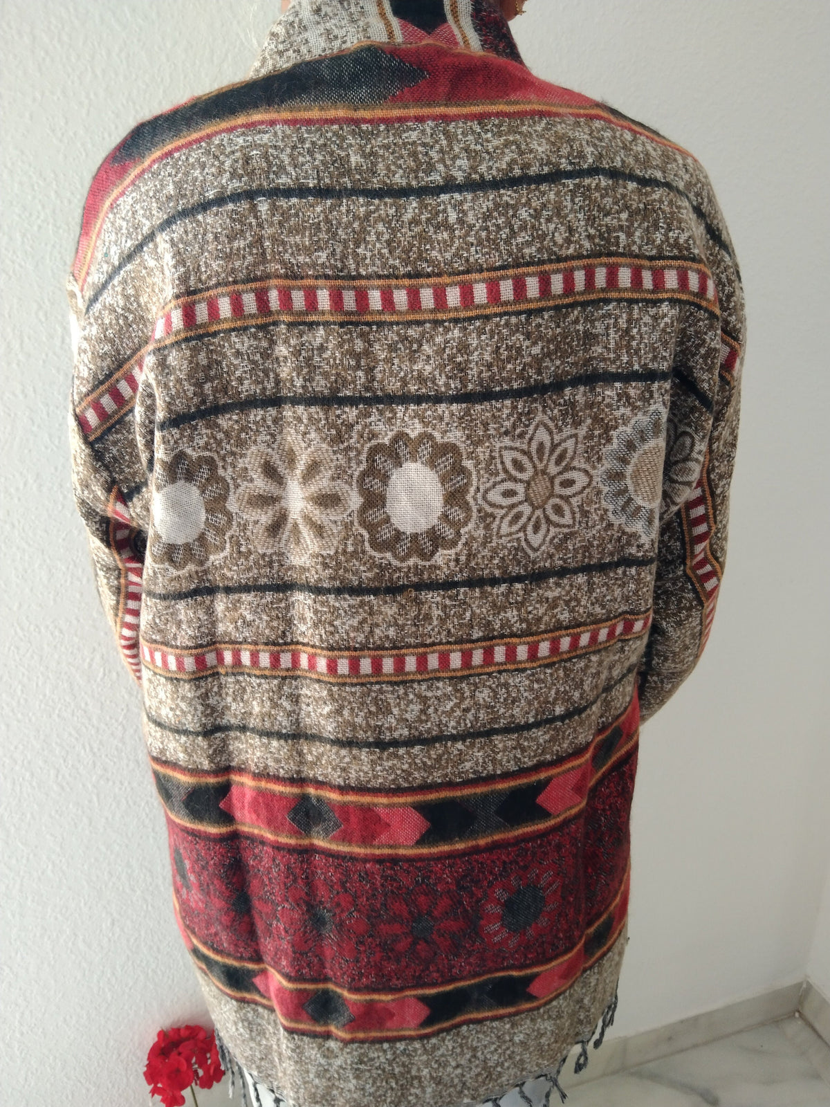 Unisex Wool wrap jacket, loungewear, resort wear,winter jacket ,wool wrap top,boho tunic,wool tunic,