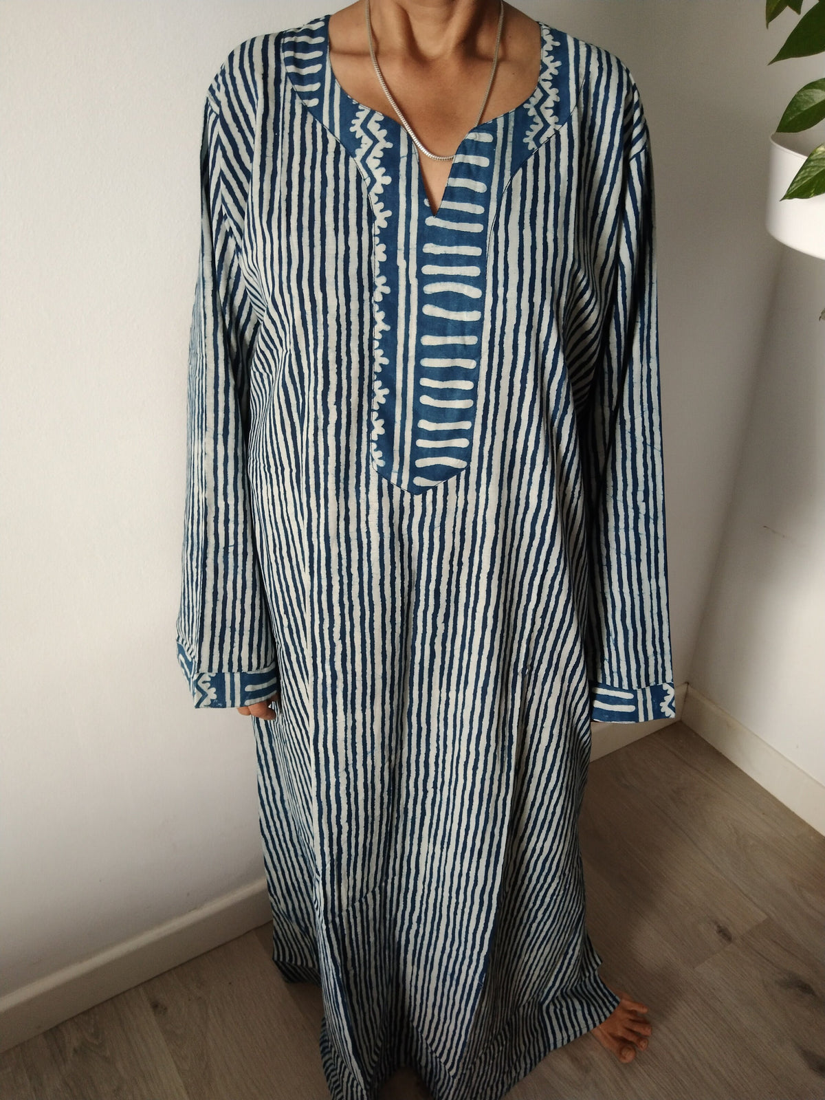 Plus size upto 5 XL Indigo kaftan,cotton caftan,gifts for her,boho dress,resort wear, loungewear,sleepwear,organic dress,indigo dress