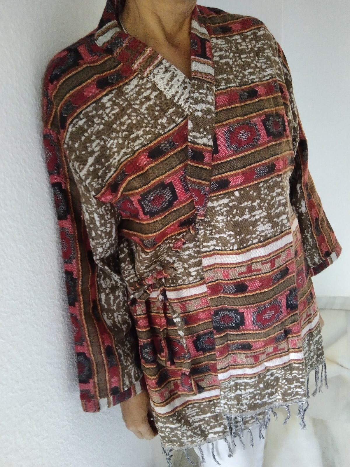 Unisex yak wool wrap, loungewear, wool tunic,wool jacket,gifts for her,boho jacket,winter tunic