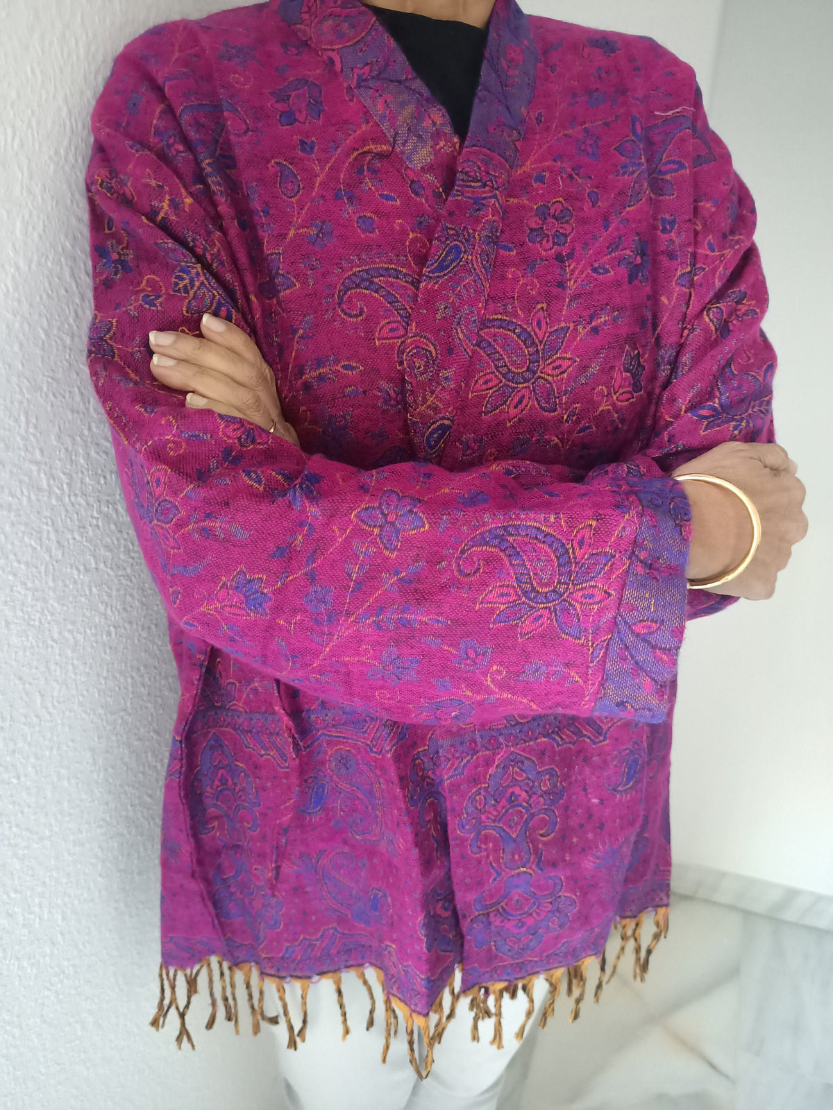 Unisex Yak wool wrap kimono,wool cover up, loungewear, resort wear,Wool top,wool robe top,boho tunic