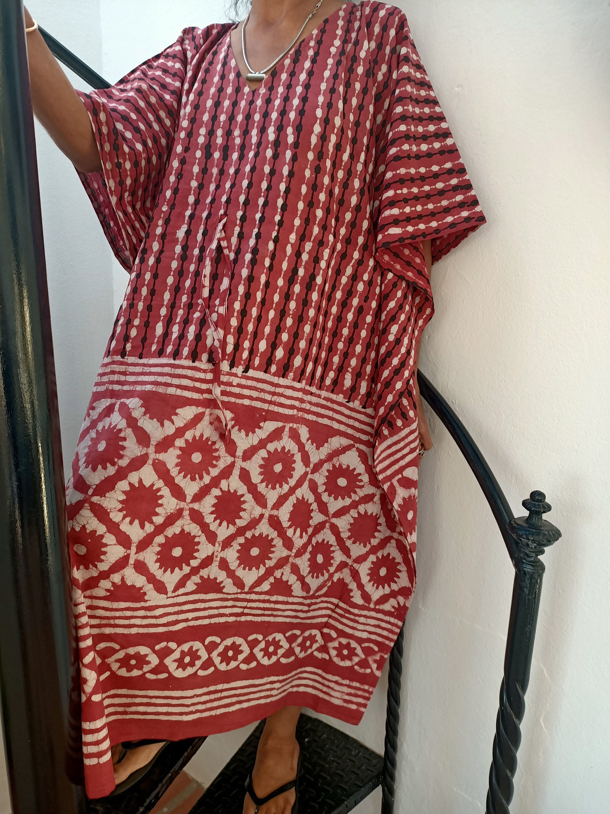 New colours  added Midi kaftan,Block print kaftan,caftan,Cotton caftan,Gifts for her,Boho dress,Plus size dress,