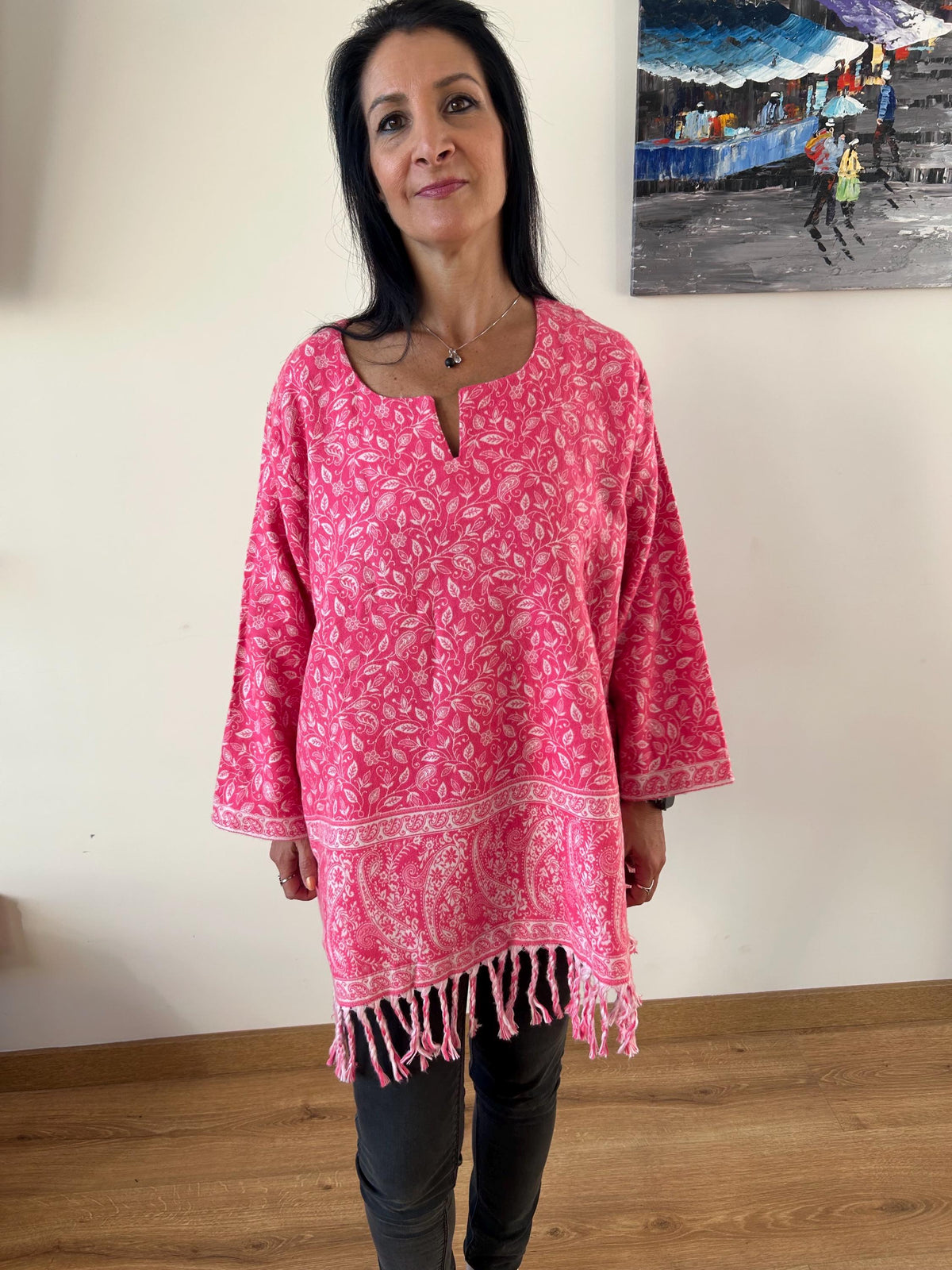 Winter wool tunic,wool kurti,gifts for her,boho kurti,winter tunic, Christmas gift, mom postpartum gift,loungewear,boho kurti