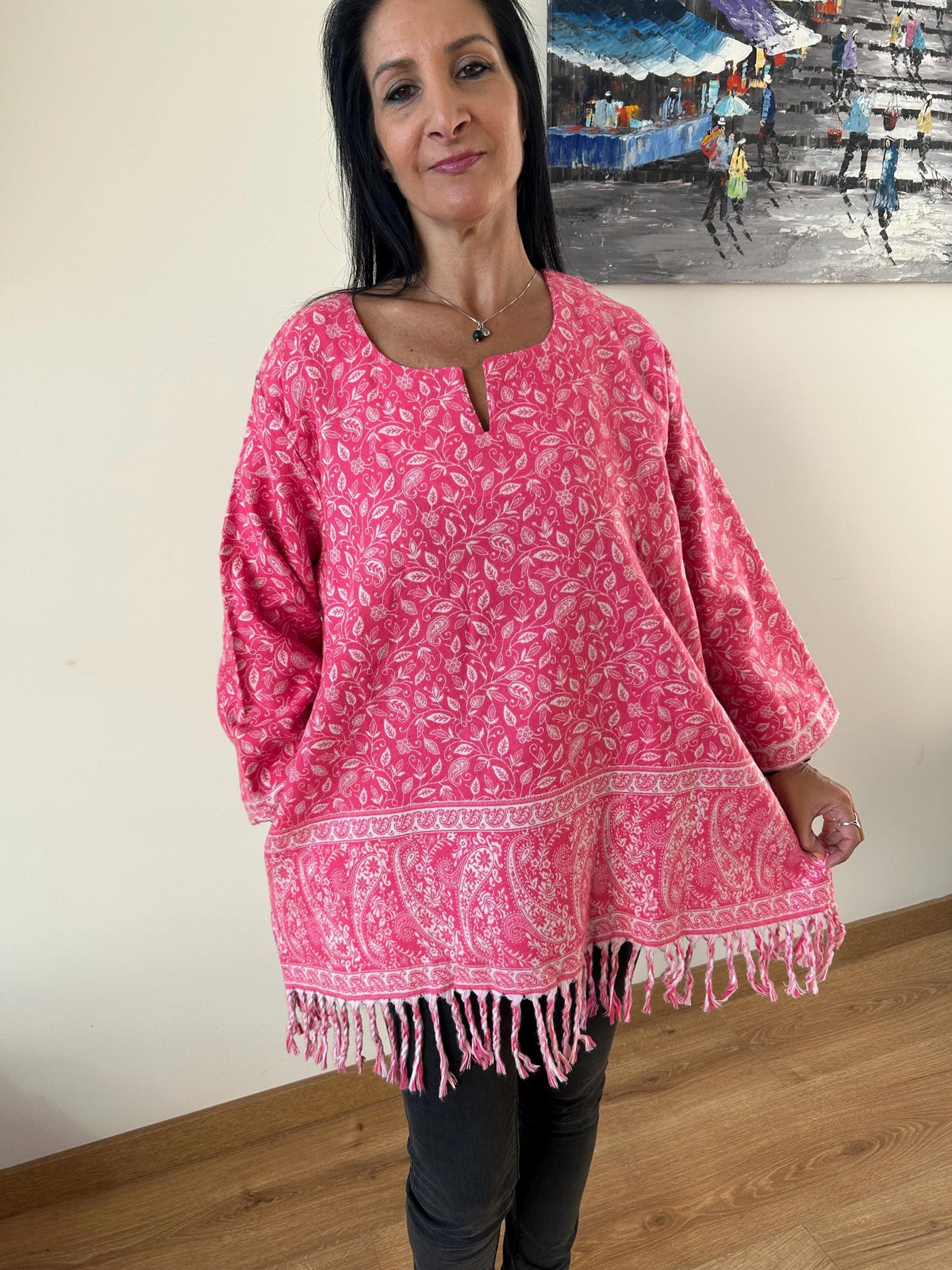 Winter wool tunic,wool kurti,gifts for her,boho kurti,winter tunic, Christmas gift, mom postpartum gift,loungewear,boho kurti