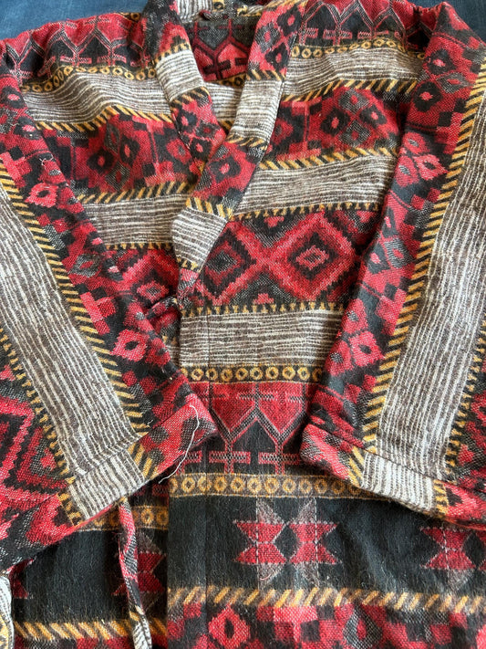 Unisex Yak wool wrap top,boho tunic,gifts for her,gifts for him,winter tunic,boho wrap top,gifts for him