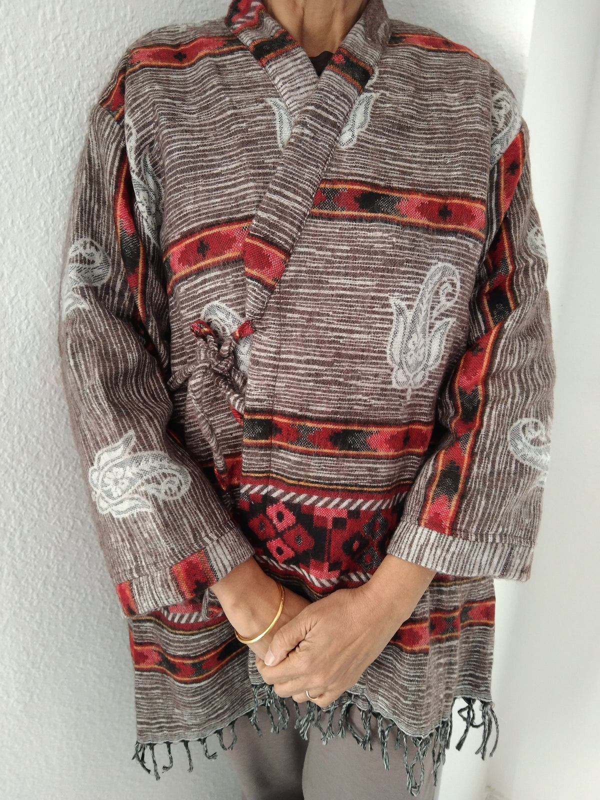 Winter wrap tunic,wool tunic, loungewear,spring jacket,gifts for her,boho tunic,wool tunic
