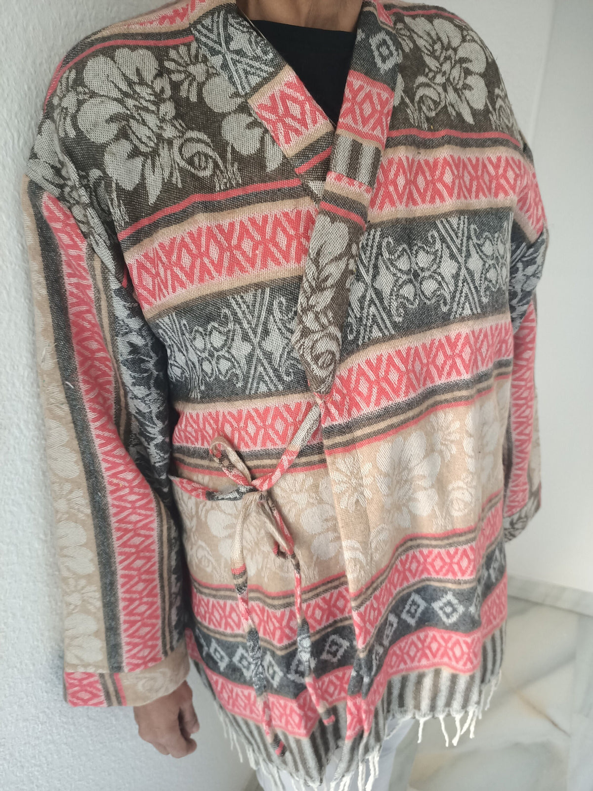 Wool wrap kimono,wool tunic,gifts for her,boho tunic, loungewear,