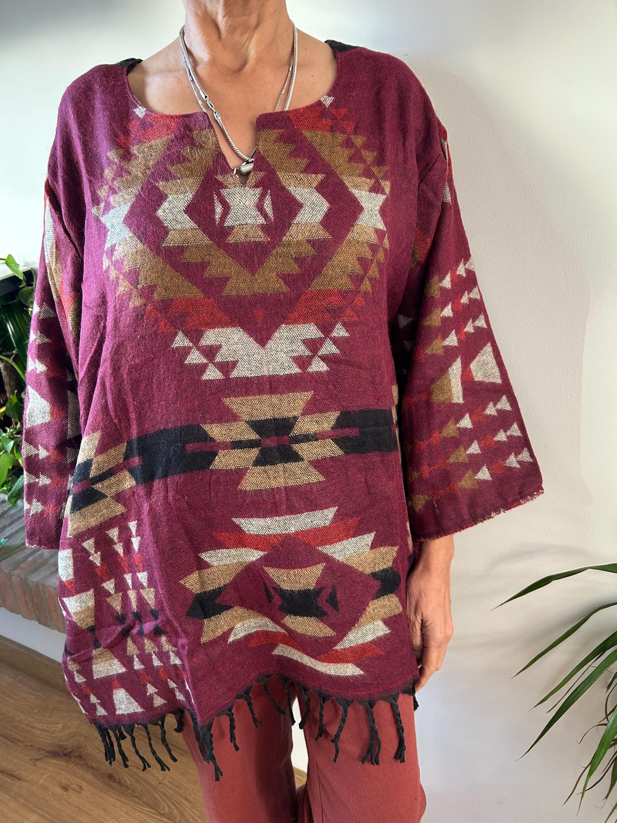 Yak wool,Winter tunic,wool kurti,gifts for her, Christmas gift,boho wool tunic,mom postpartum gift,