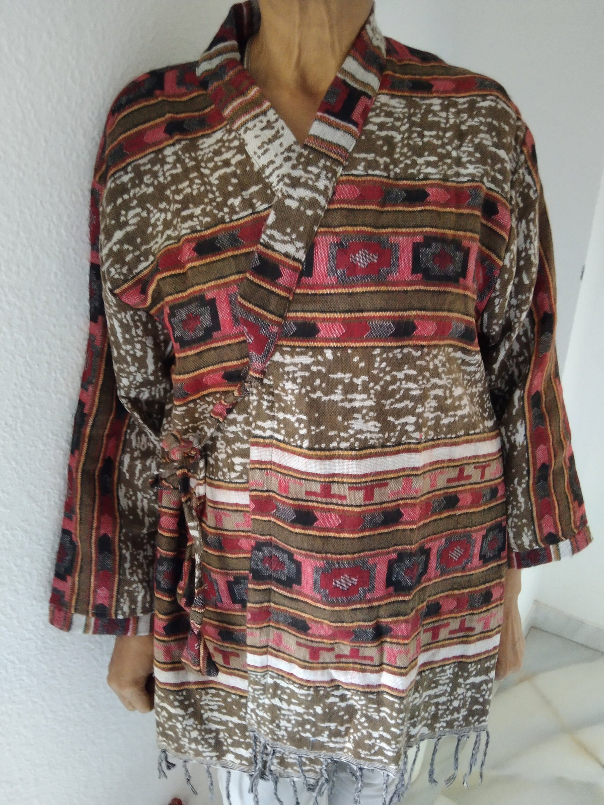 Unisex yak wool wrap, loungewear, wool tunic,wool jacket,gifts for her,boho jacket,winter tunic