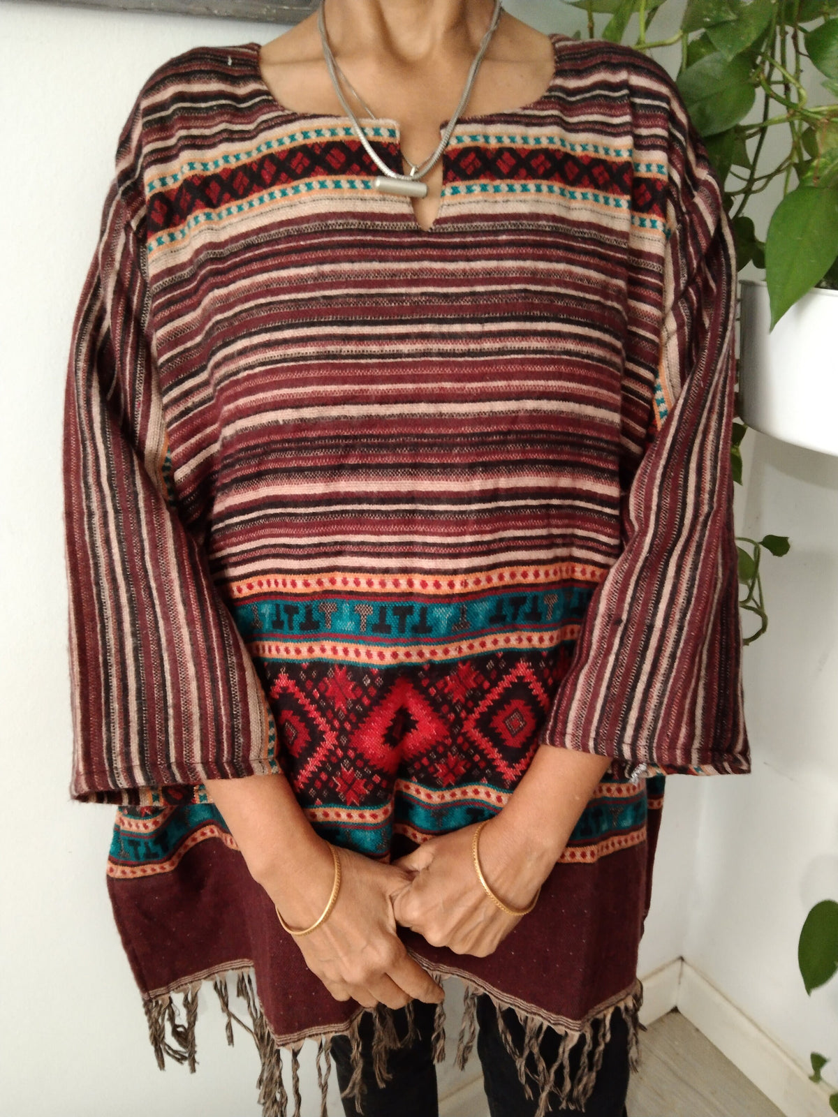 Wool tunic,winter kurti,gifts for her,resort wear,loungewear,boho kurti,gifts for her,Christmas gift