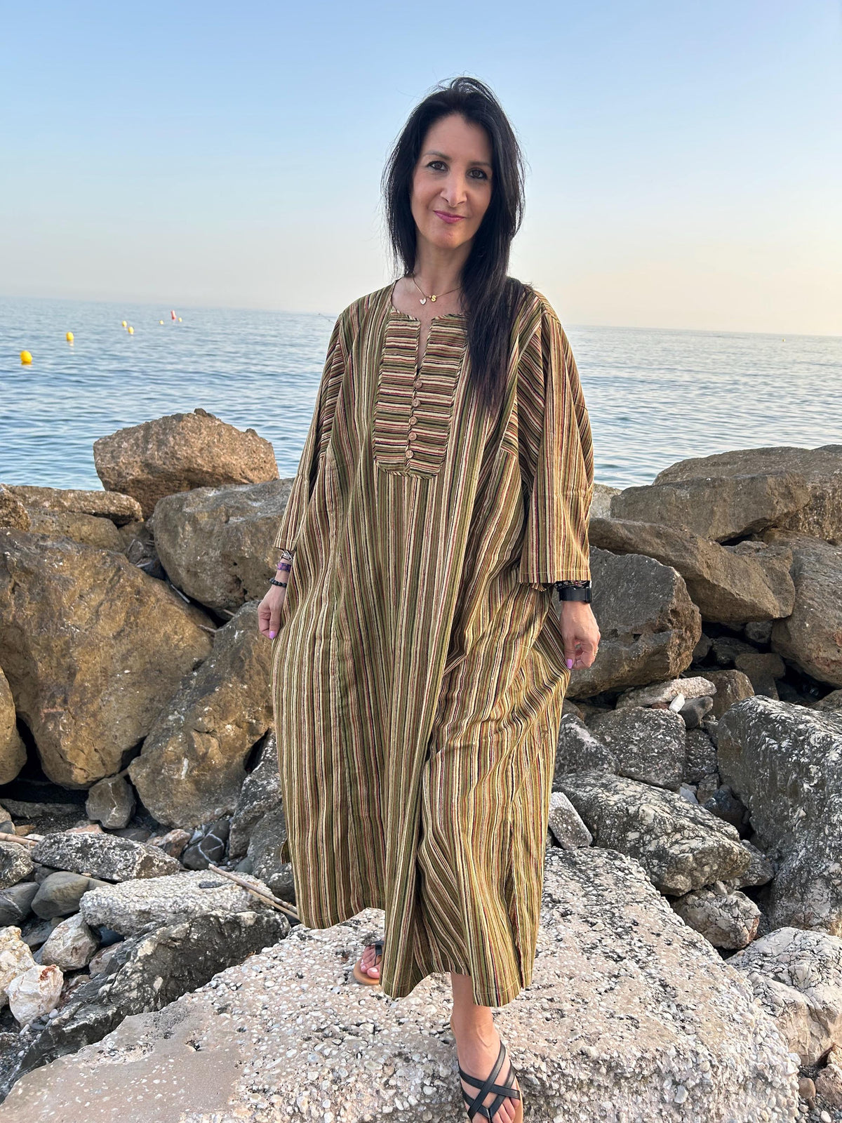 Organic cotton kaftan,caftan, resort wear,loungewear,gifts for her,boho dress,a line dress,block print dress