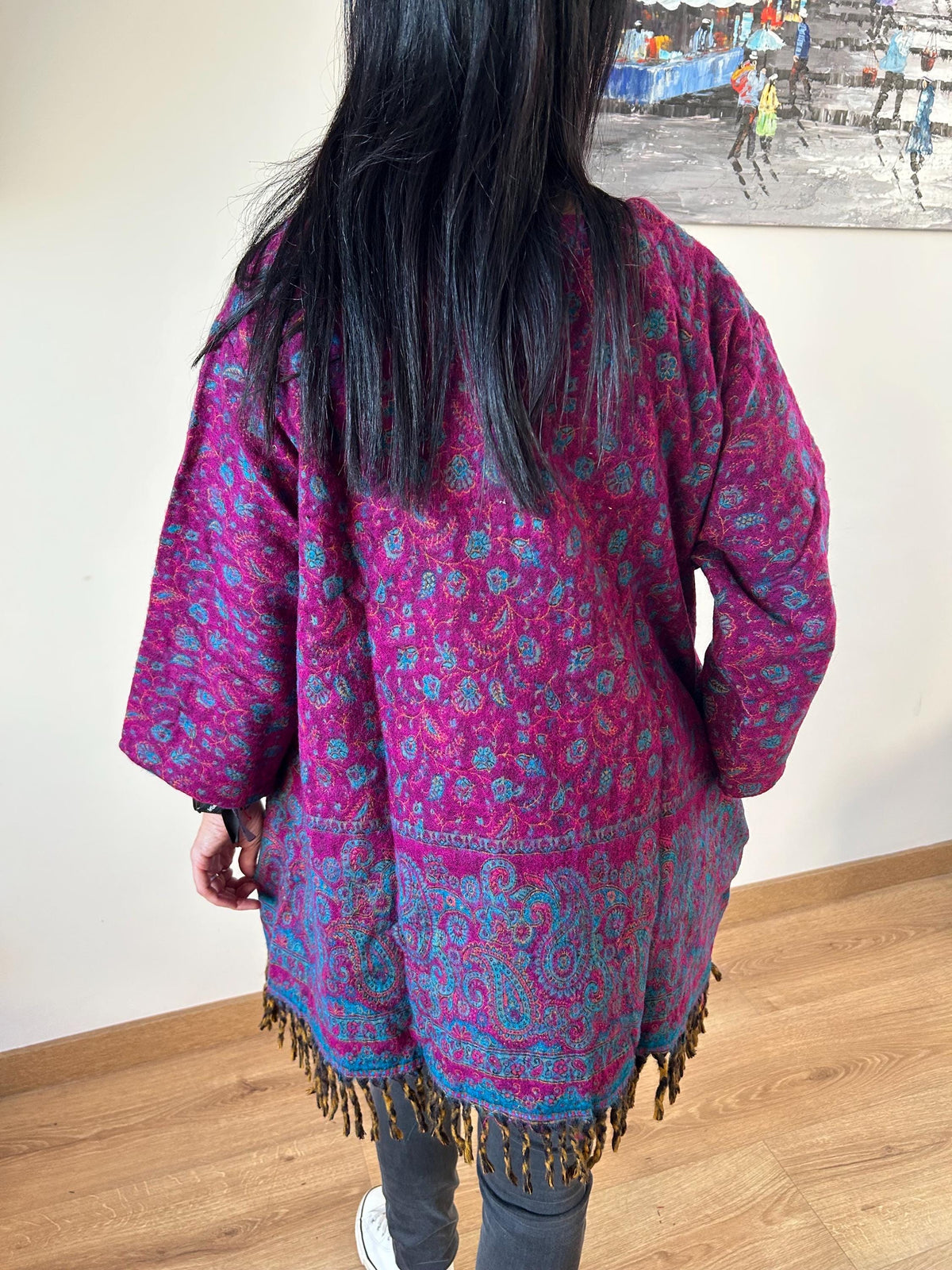 Winter yak wool tunic,wool kurti,boho winter tunic,gifts for her,resort wear, loungewear, gifts for her, Christmas gift, mom postpartum gift