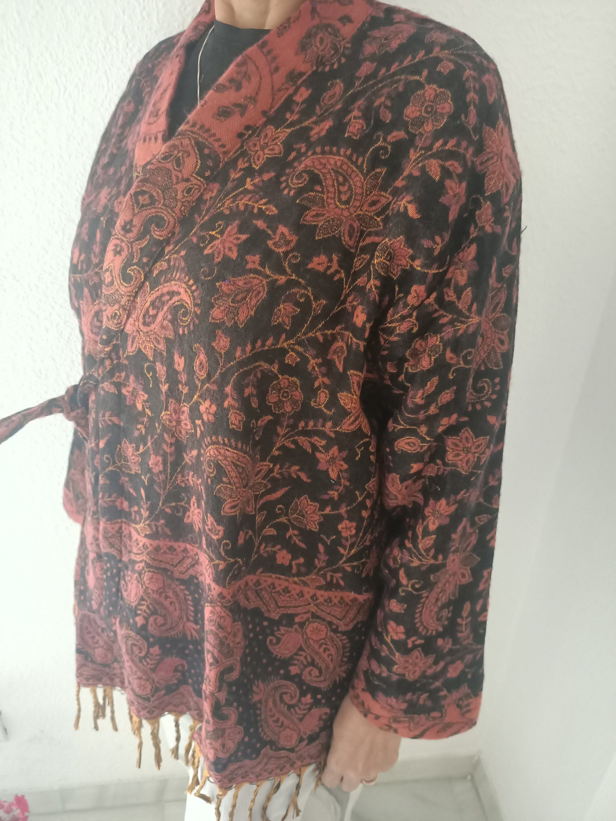 Winter wrap tunic,gifts for her,wool tunic,boho tunic,