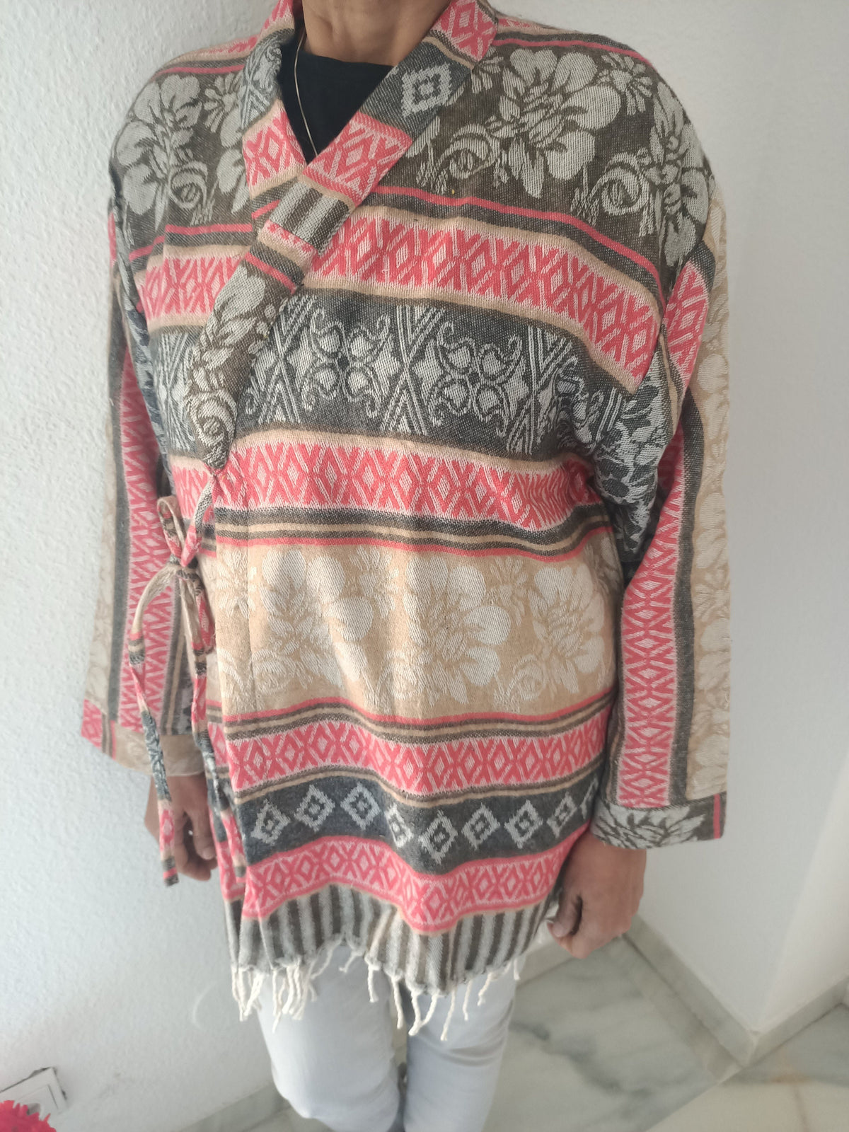 Wool wrap kimono,wool tunic,gifts for her,boho tunic, loungewear,