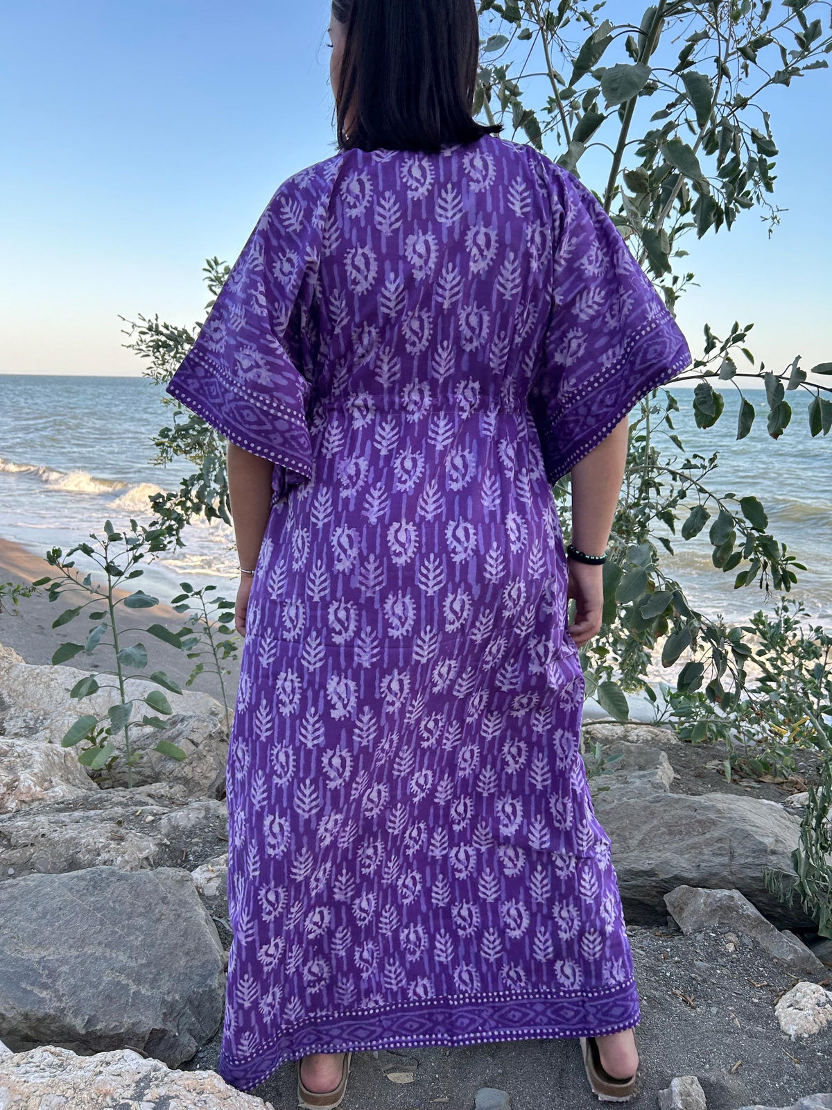 Purple kaftan,Handmade kaftan,Caftan,Resort wear,plus size kaftan,Boho dress,Cotton dress,Maxi dress,Gifts for her,loungewear,Sleepwear,