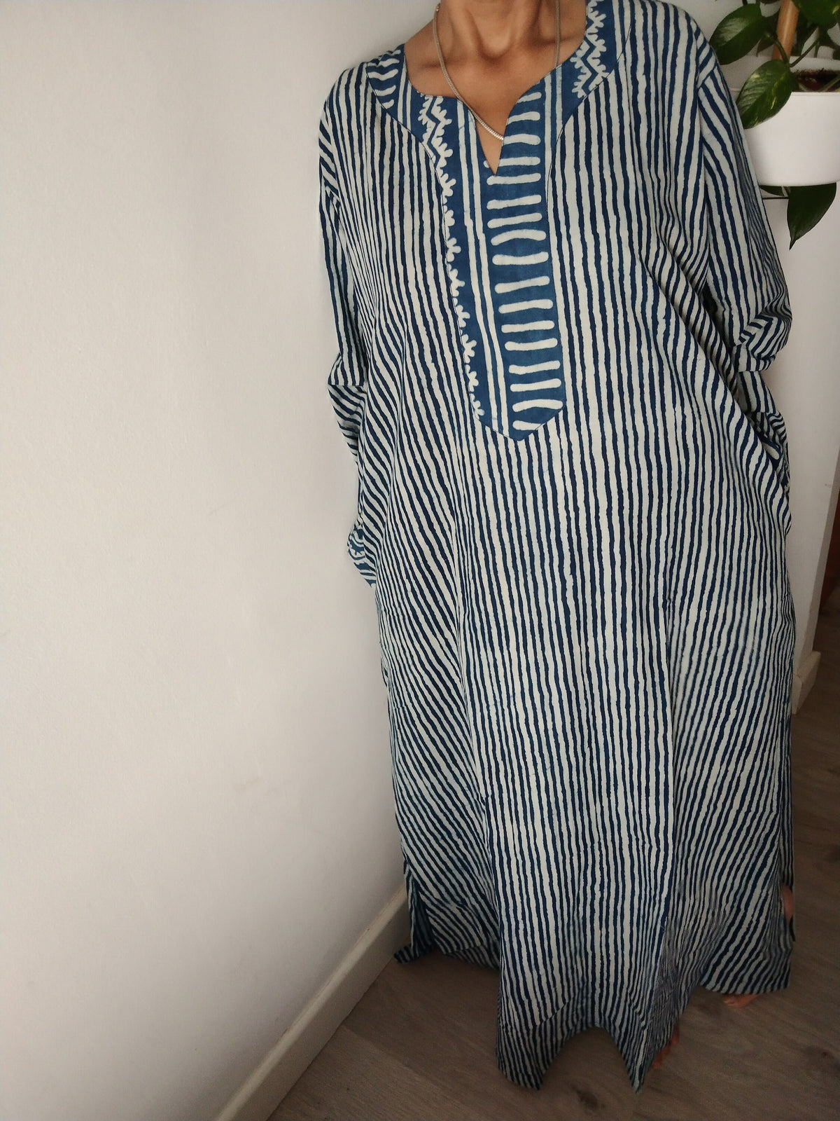 Plus size upto 5 XL Indigo kaftan,cotton caftan,gifts for her,boho dress,resort wear, loungewear,sleepwear,organic dress,indigo dress