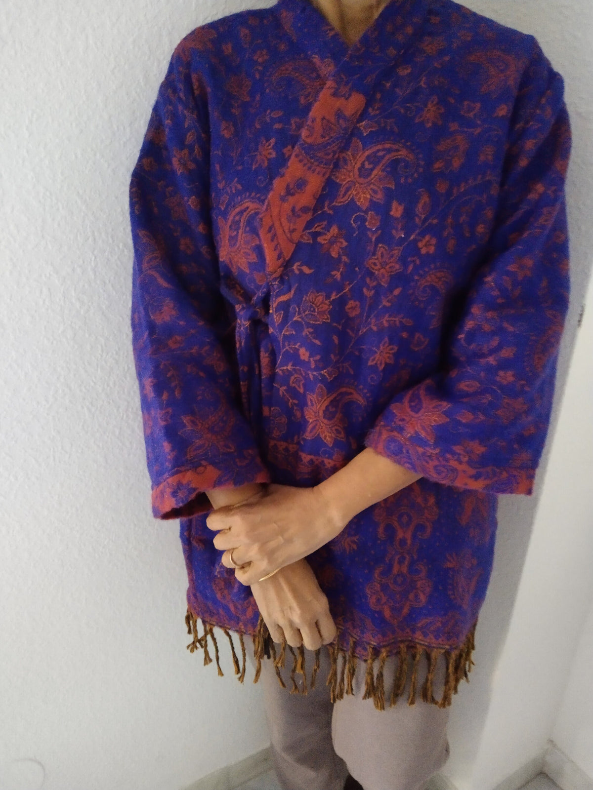 Unisex winter wool wrap, loungewear,wool tunic, loungewear, spring jacket