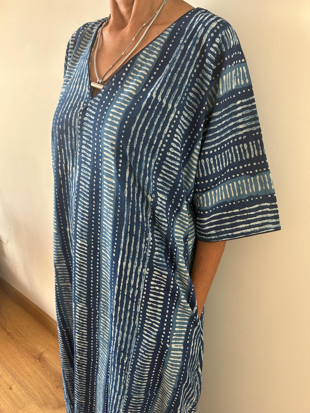 Organic cotton kaftan,caftan, resort wear,loungewear,gifts for her,boho dress,a line dress,block print dress