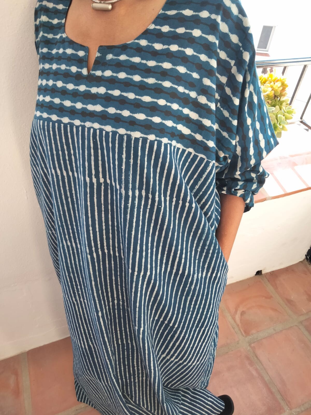 Indigo cotton kaftan,organic Cotton kaftan,caftan,cotton dress,boho dress,gifts for her,boho dress,a line kaftan,resort wear,loungewear