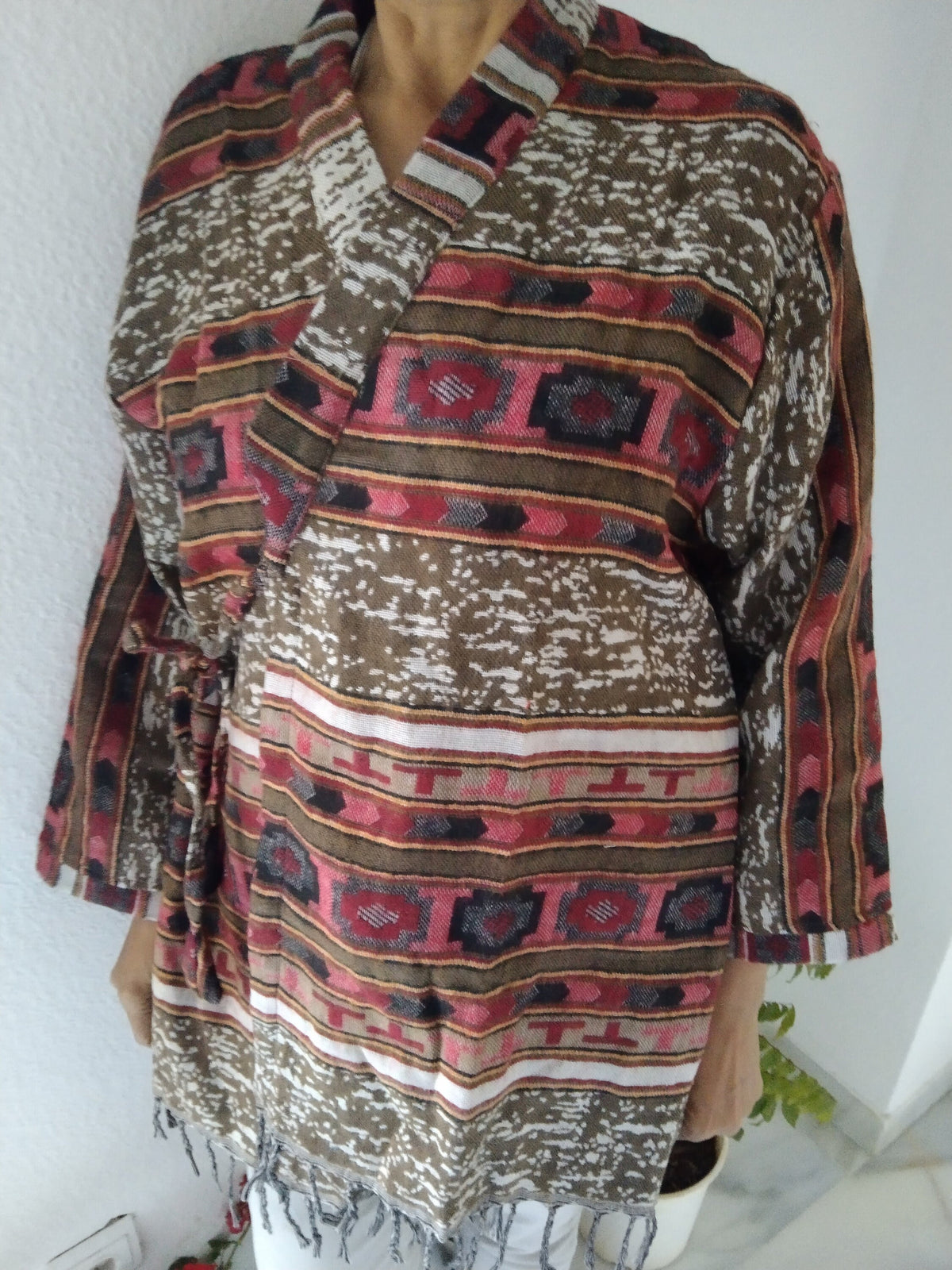 Unisex yak wool wrap, loungewear, wool tunic,wool jacket,gifts for her,boho jacket,winter tunic