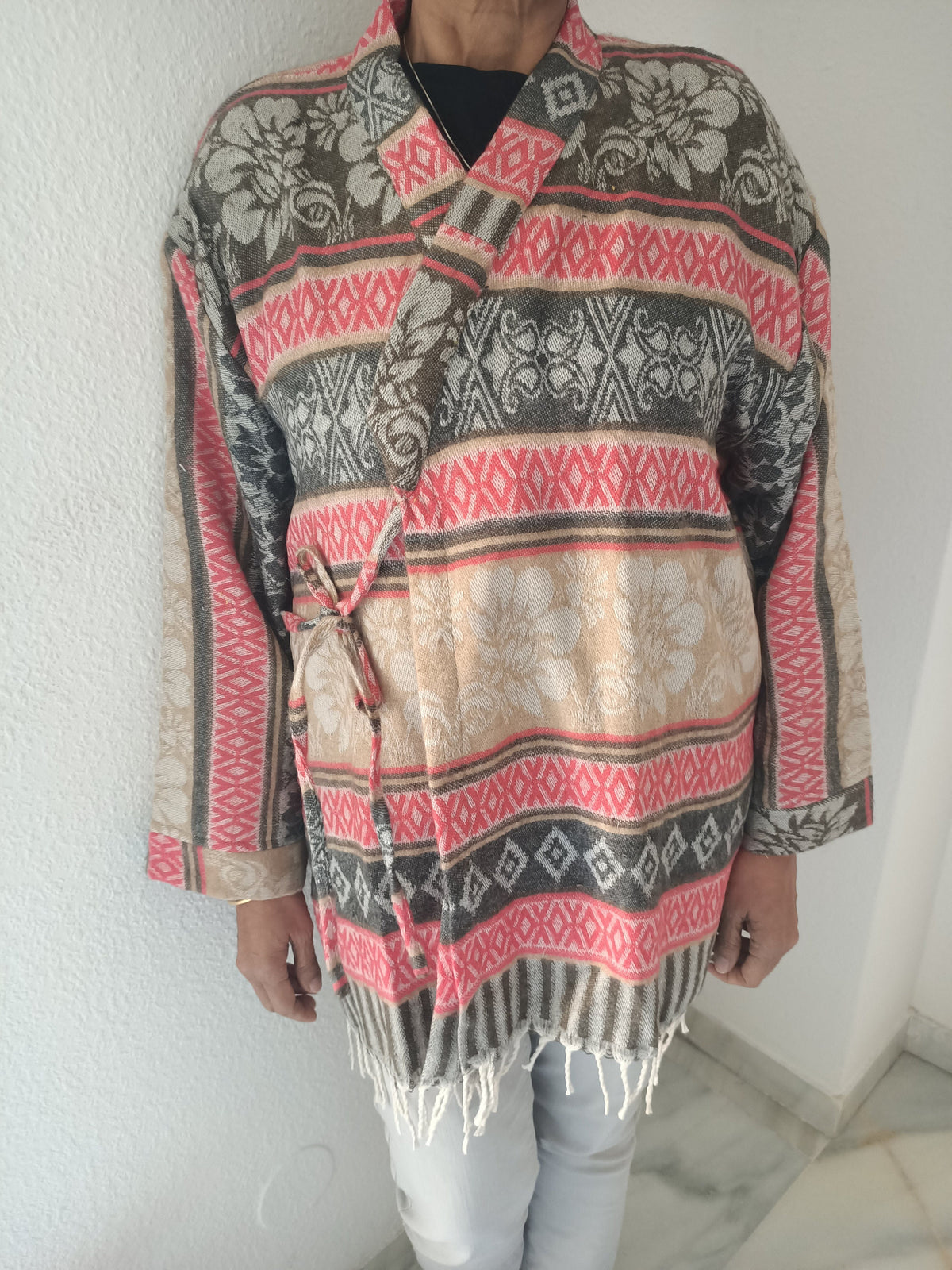 Wool wrap kimono,wool tunic,gifts for her,boho tunic, loungewear,