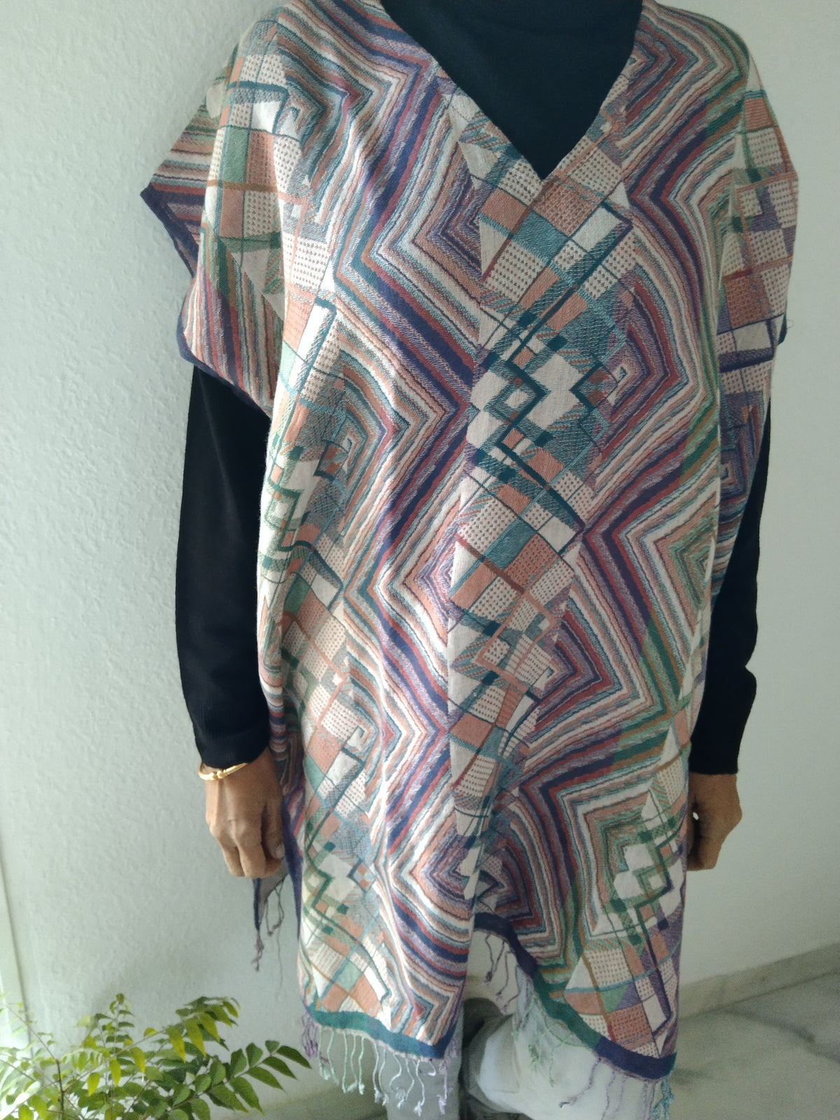 Wool tunic, wool poncho,winter kaftan,caftan,gifts for her,boho tunic, Christmas gift