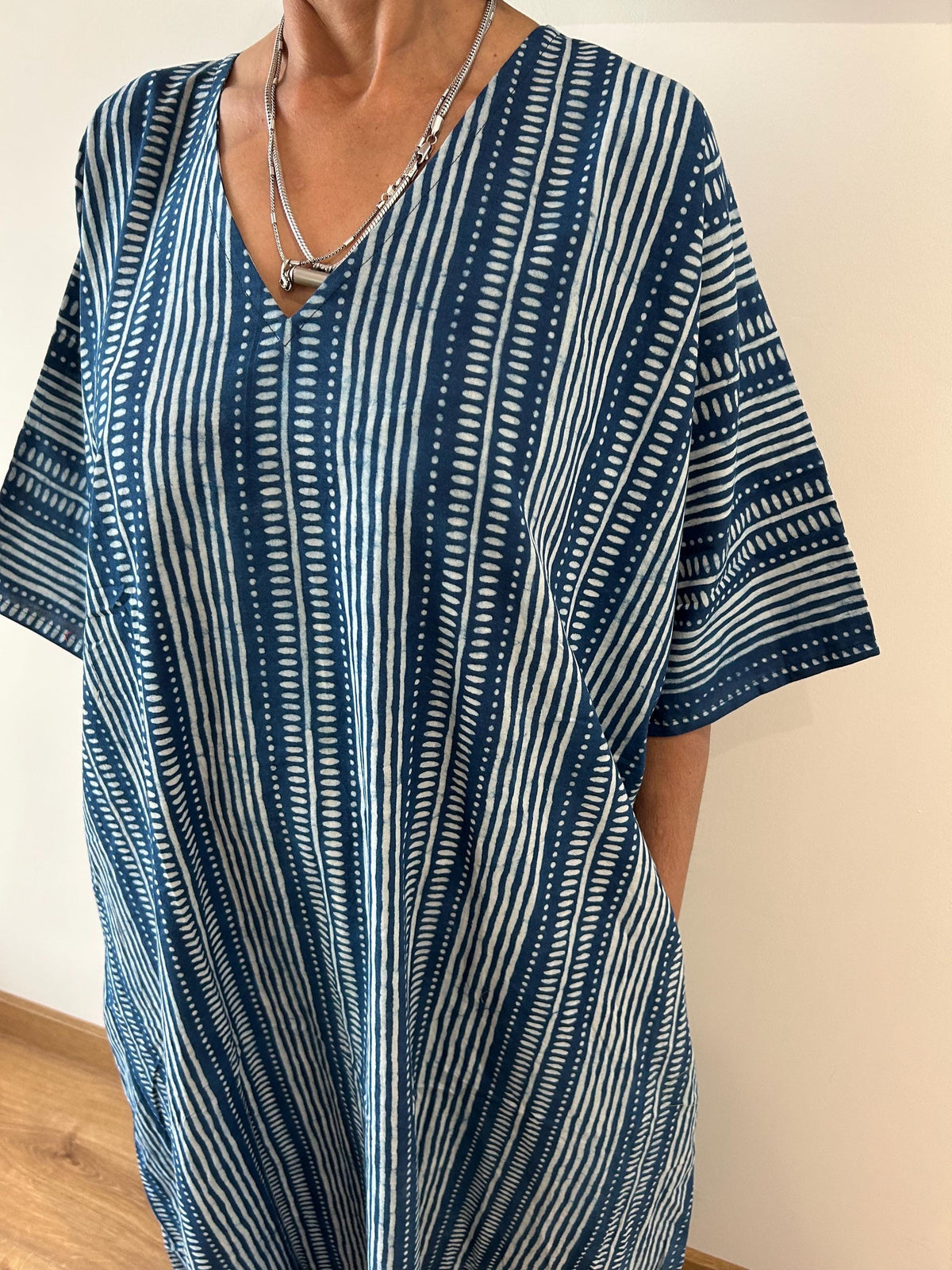 Organic cotton kaftan,caftan, resort wear,loungewear,gifts for her,boho dress,a line dress,block print dress