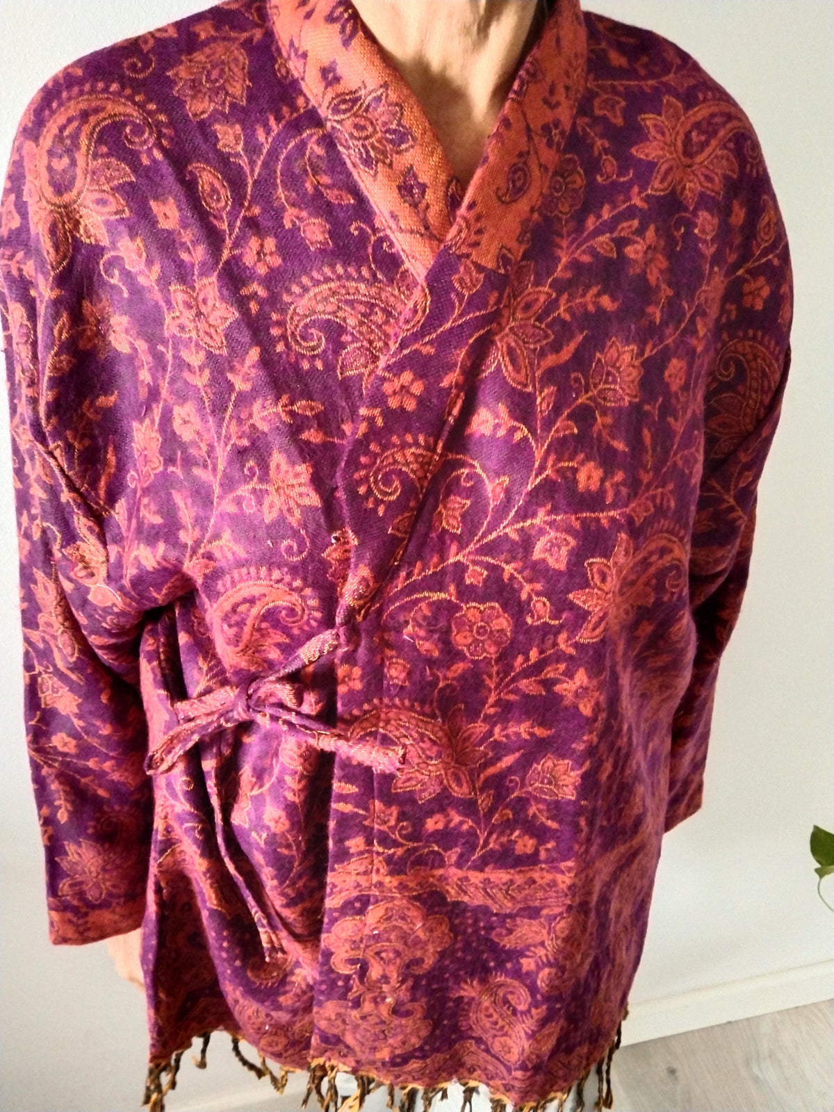 Wool blend tunic,wool cover up,wool jacket,gifts for her,boho robe,gifts for her