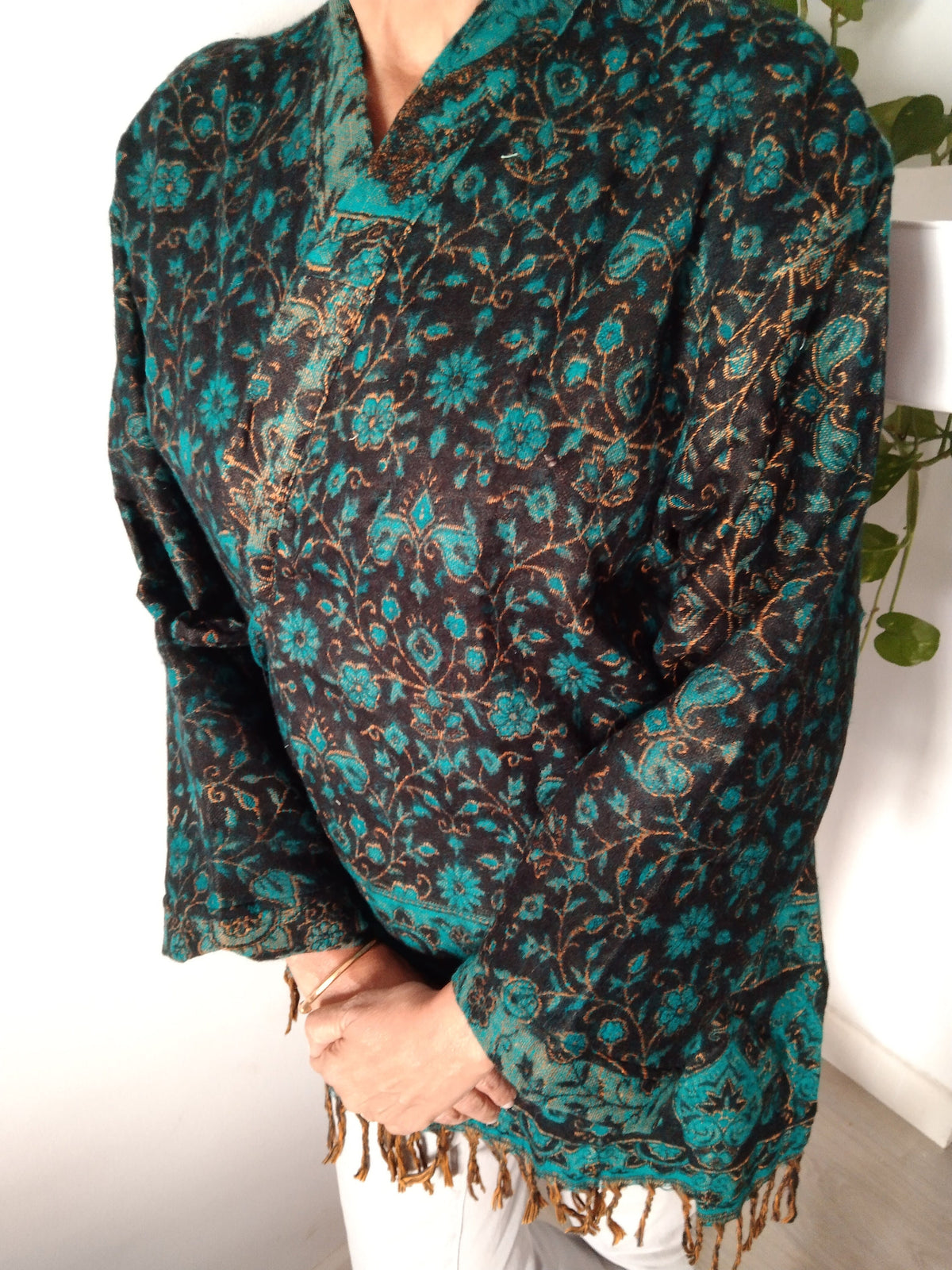 Wool wrap,winter tunic,wool cover up,gifts for her,boho robe,winter cover up