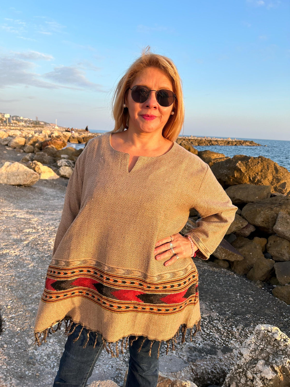 Winter yak wool tunic,gifts for her,wool kurti,winter tunic,boho kurti,wool tunic, Christmas gift,mom postpartum gift,mother's day gift,boho