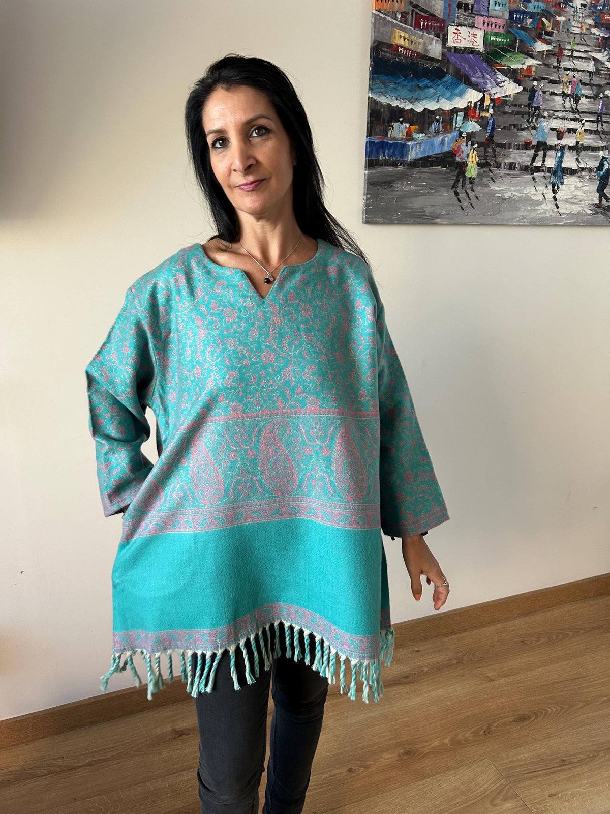Yak wool tunic,gifts for her,resort wear,boho wool kurti,gifts for her, Christmas gift,boho kurti,