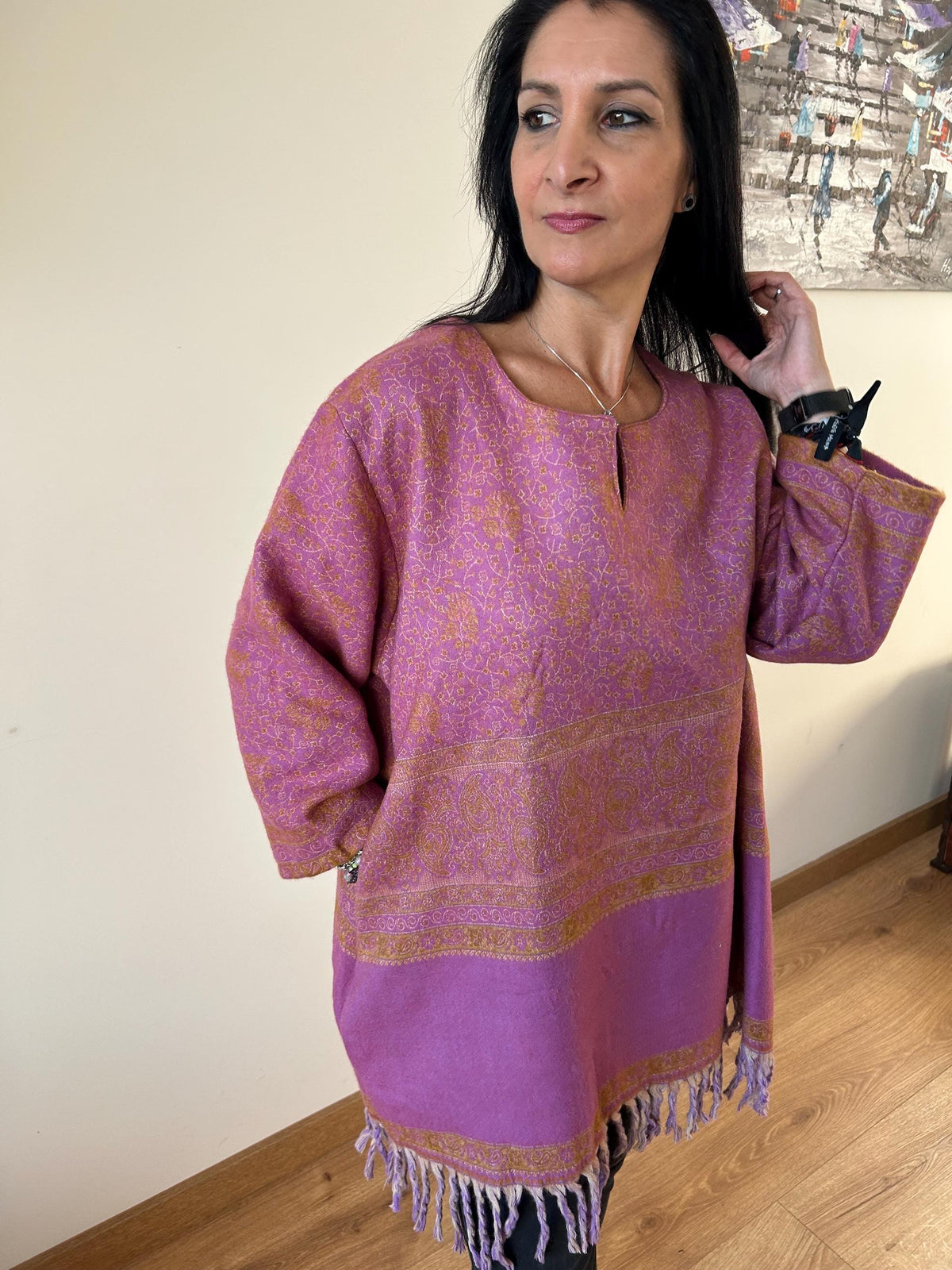 Winter tunic,Wool kurti,gifts for her, Christmas gift,resort wear,boho wool kurti,winter kurti