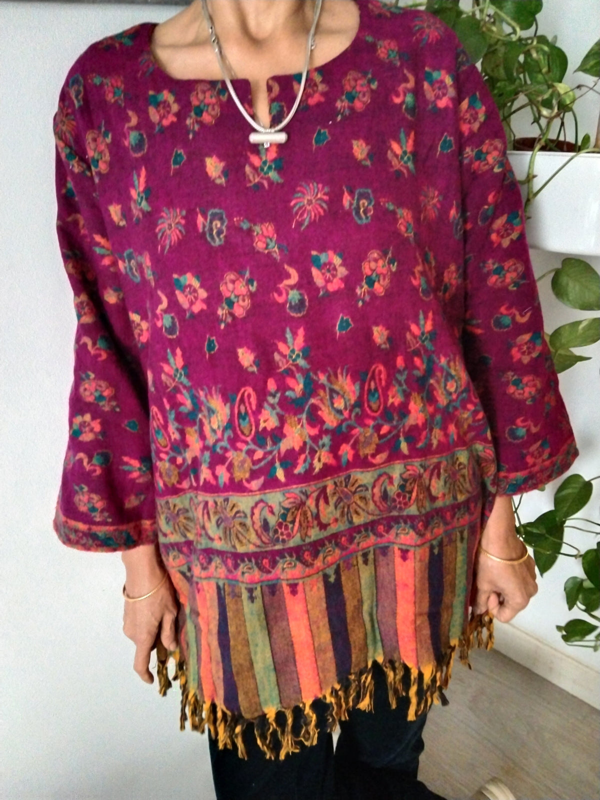 Yak wool tunic,winter tunic,wool kurti,gifts for her,Christmas gift,boho kurti,wool tunic,mom postpartum gift,mothers day gift,boho tunic
