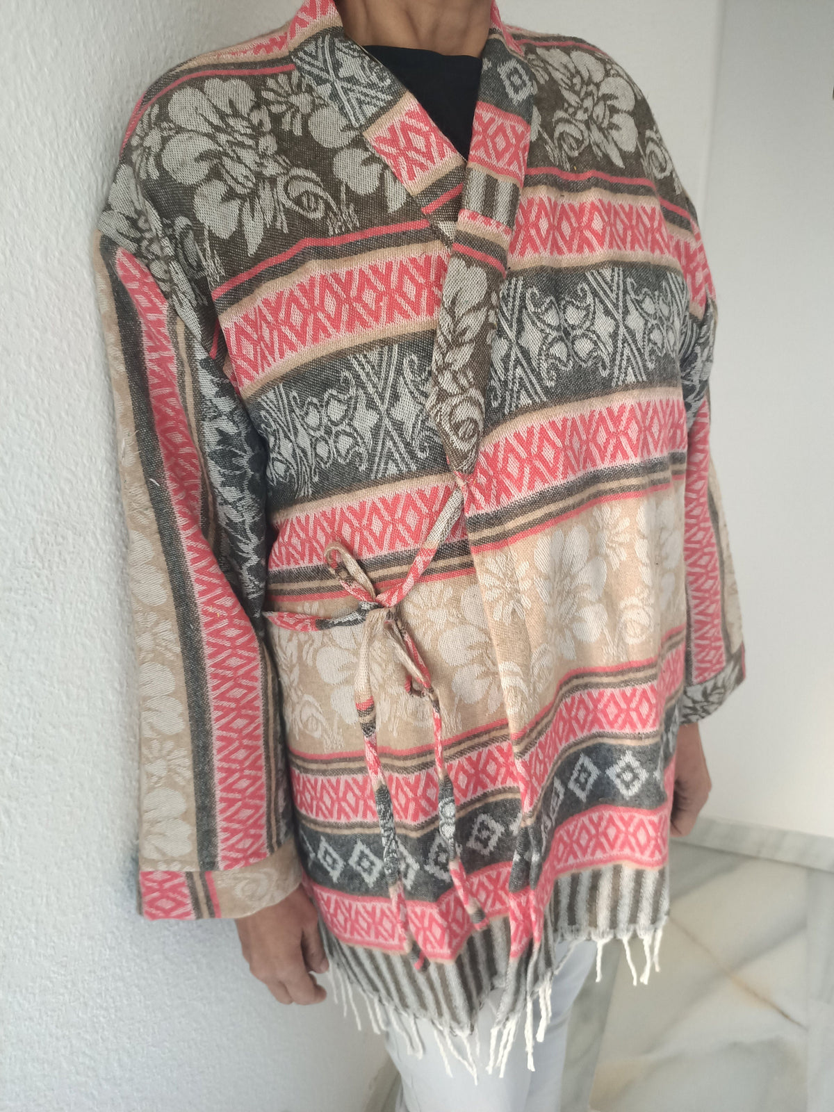 Wool wrap kimono,wool tunic,gifts for her,boho tunic, loungewear,